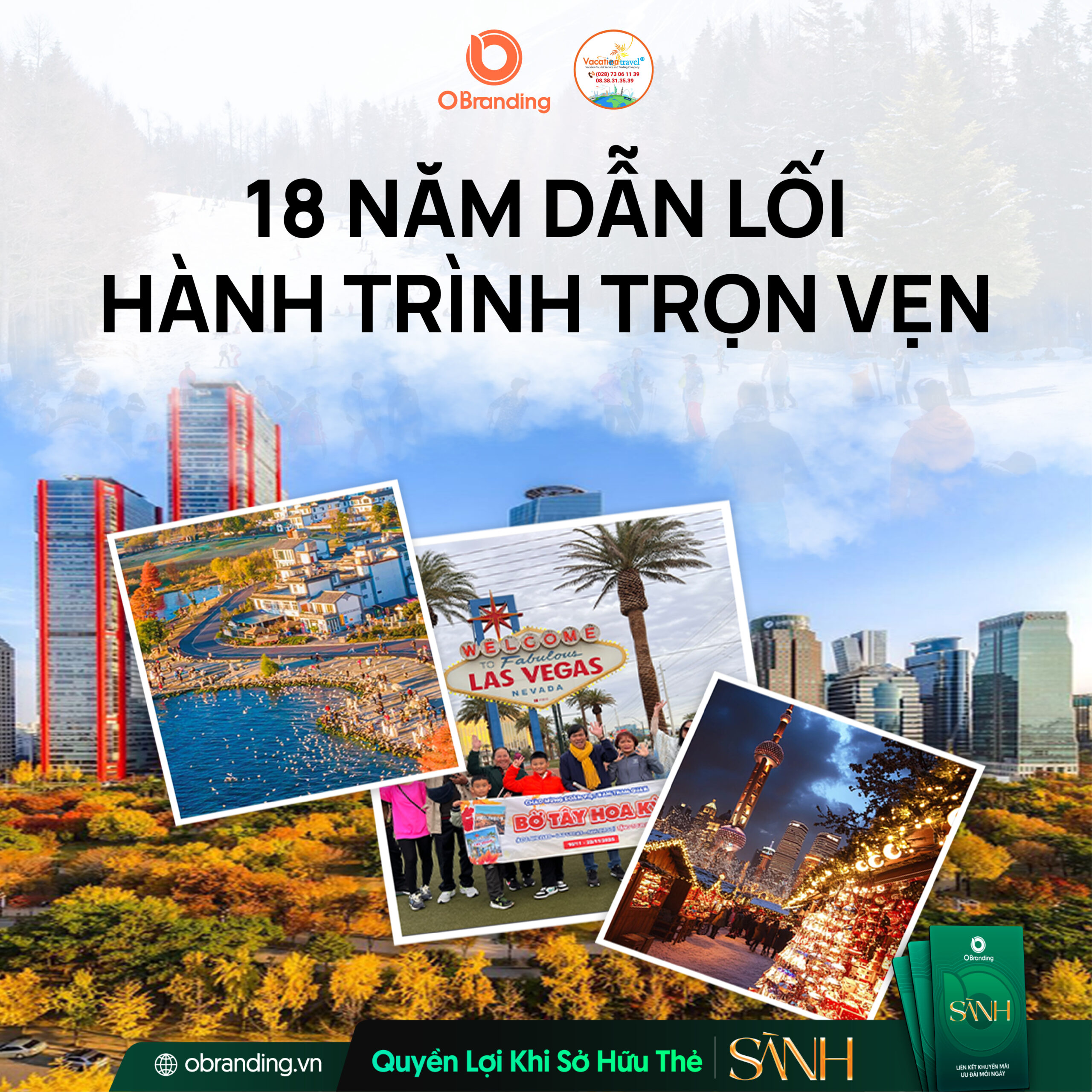 Cung cấp tour nội địa và quốc tế theo nhu cầu đa dạng