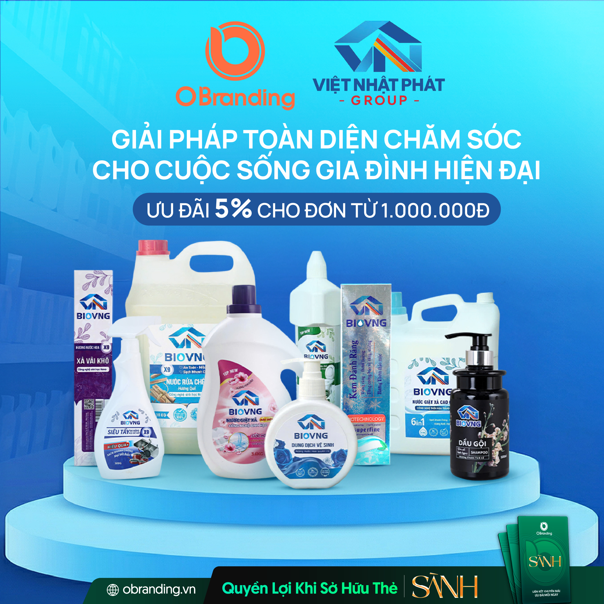 Ưu đãi độc quyền cho hội viên Thẻ Sành