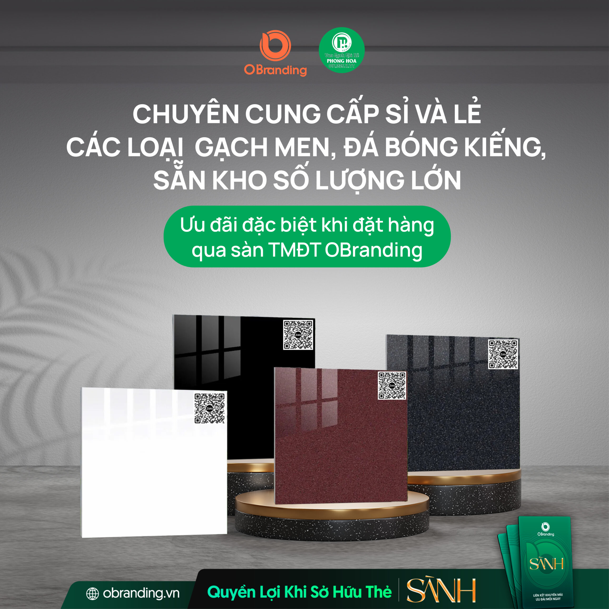 Ưu đãi đặc biệt cho hội viên Thẻ Sành