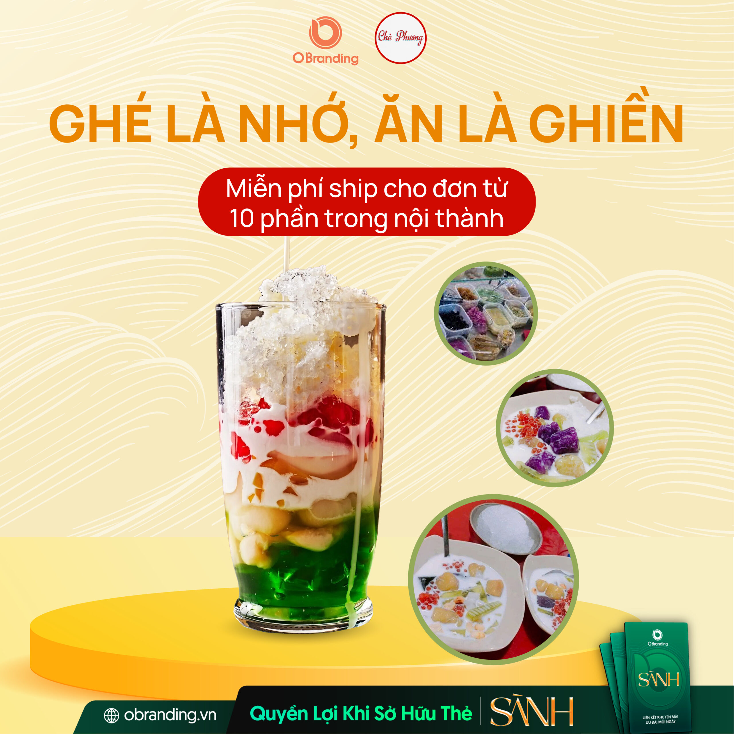 Ưu đãi dành cho hội viên Thẻ Sành