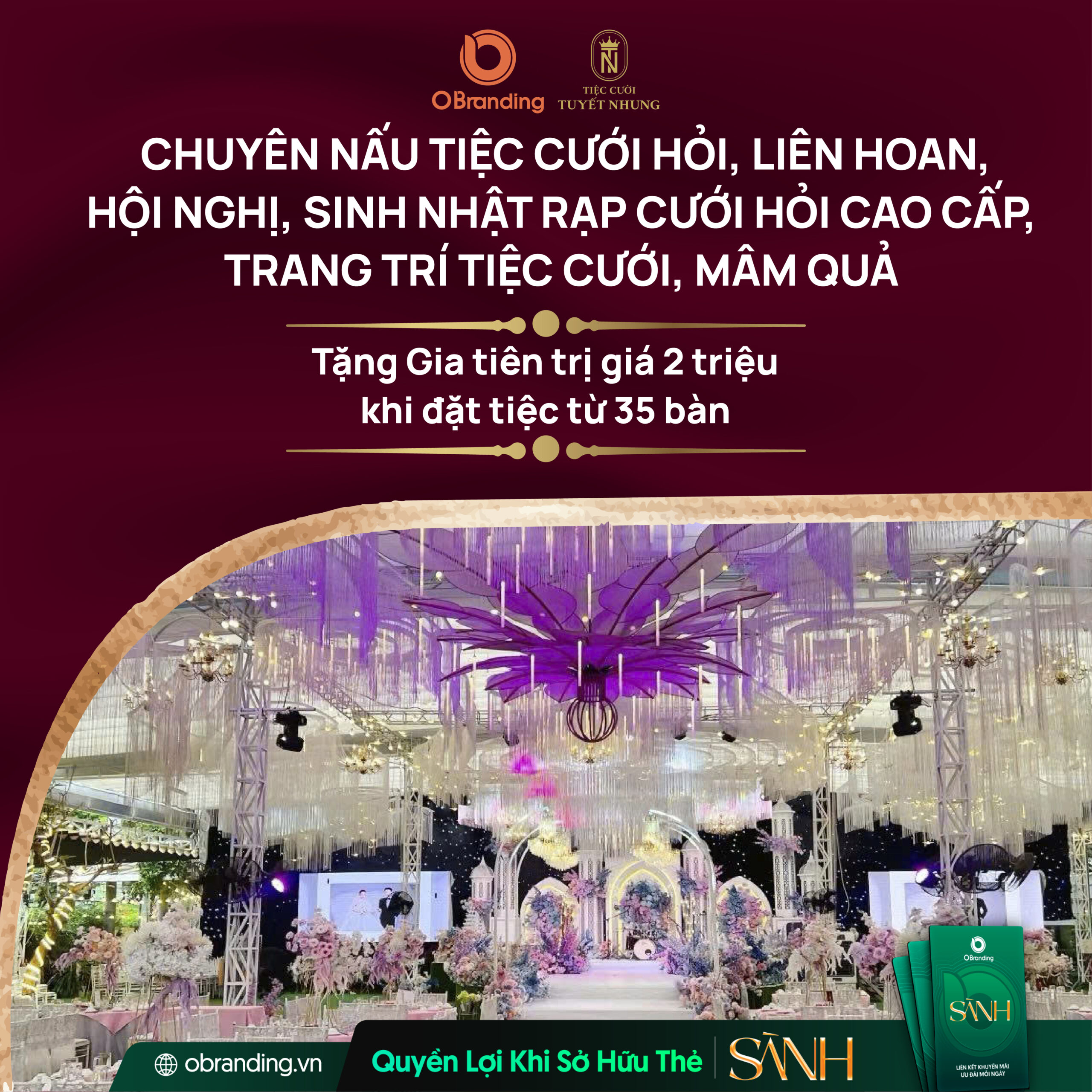 Ưu đãi dành cho hội viên Thẻ Sành