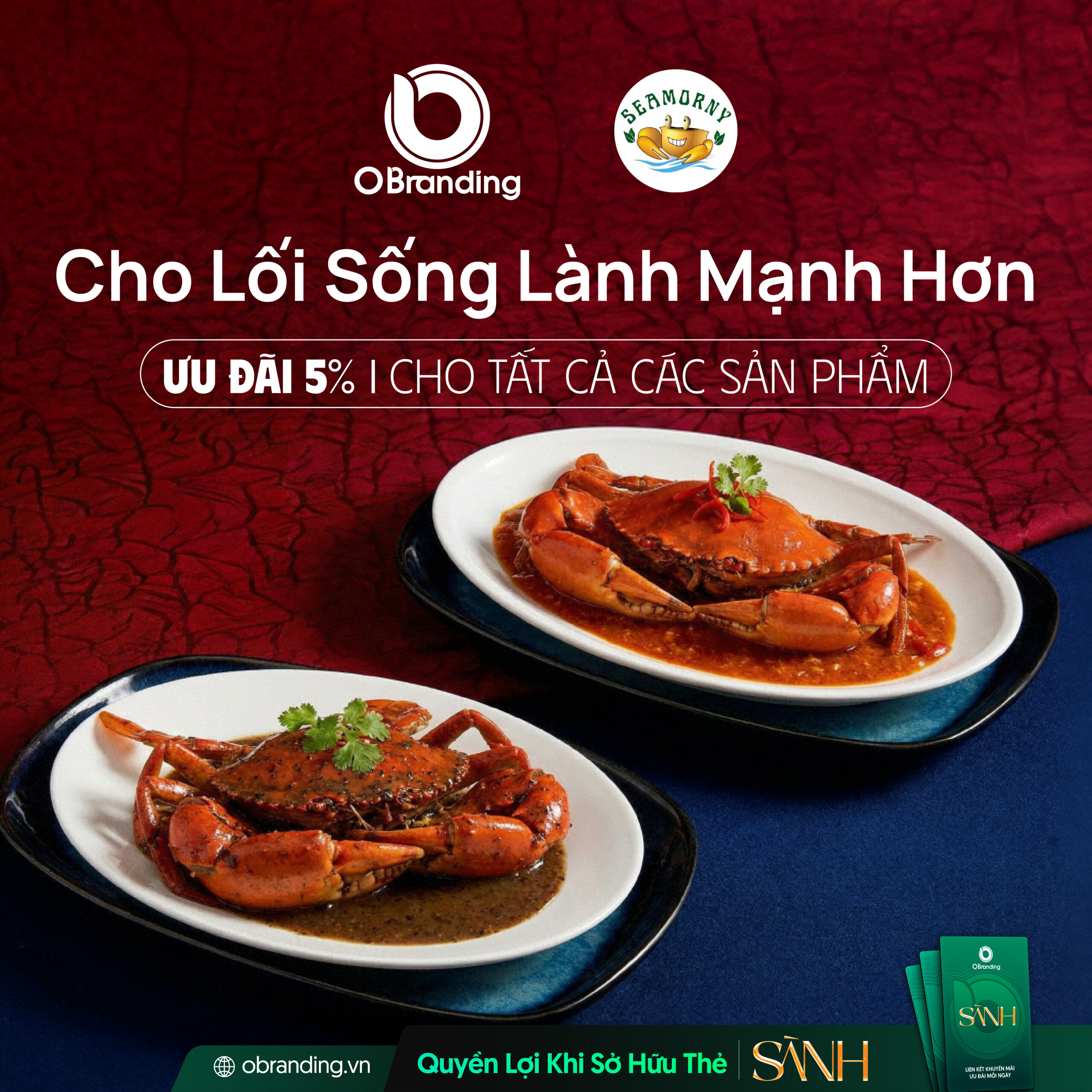 Ưu đãi dành cho hội viên Thẻ Sành