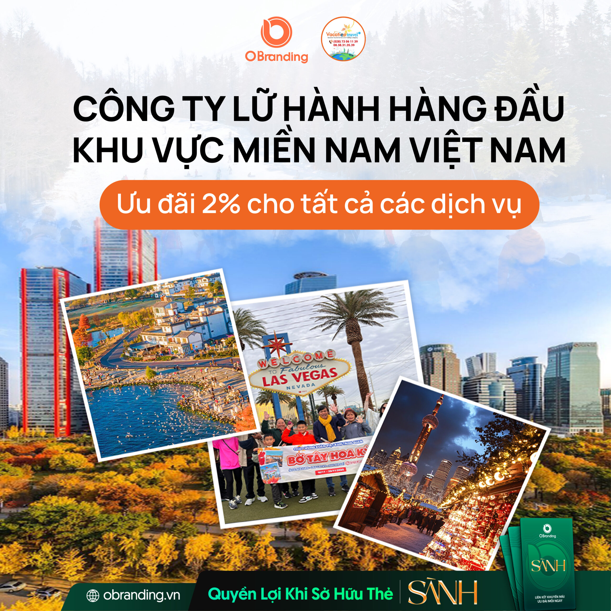 Ưu đãi dành cho hội viên Thẻ Sành