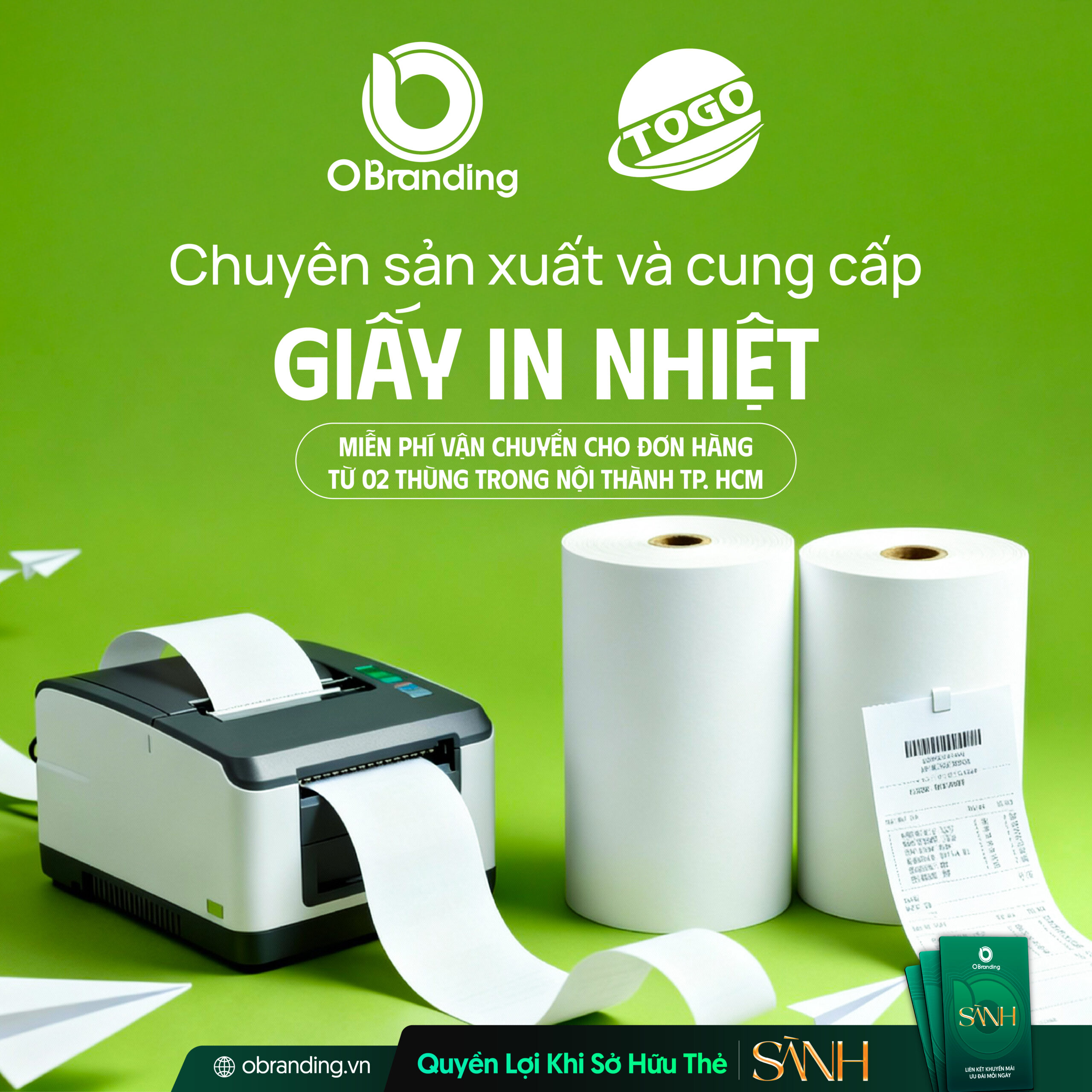 Ưu đãi độc quyền cho hội viên Thẻ Sành