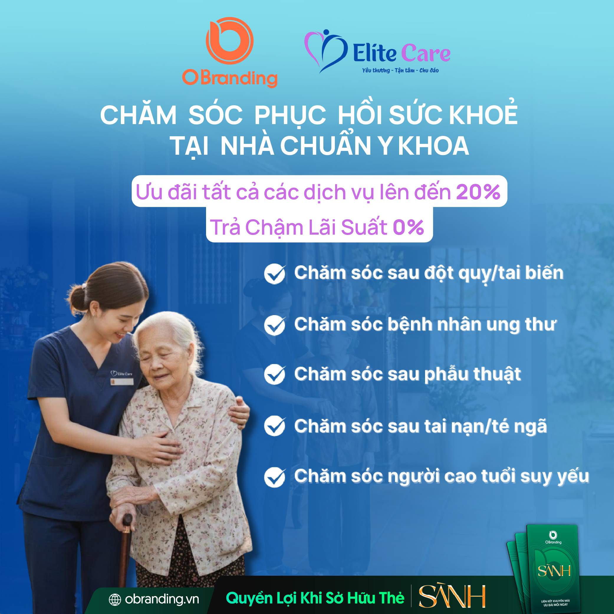 Ưu đãi độc quyền cho hội viên Thẻ Sành