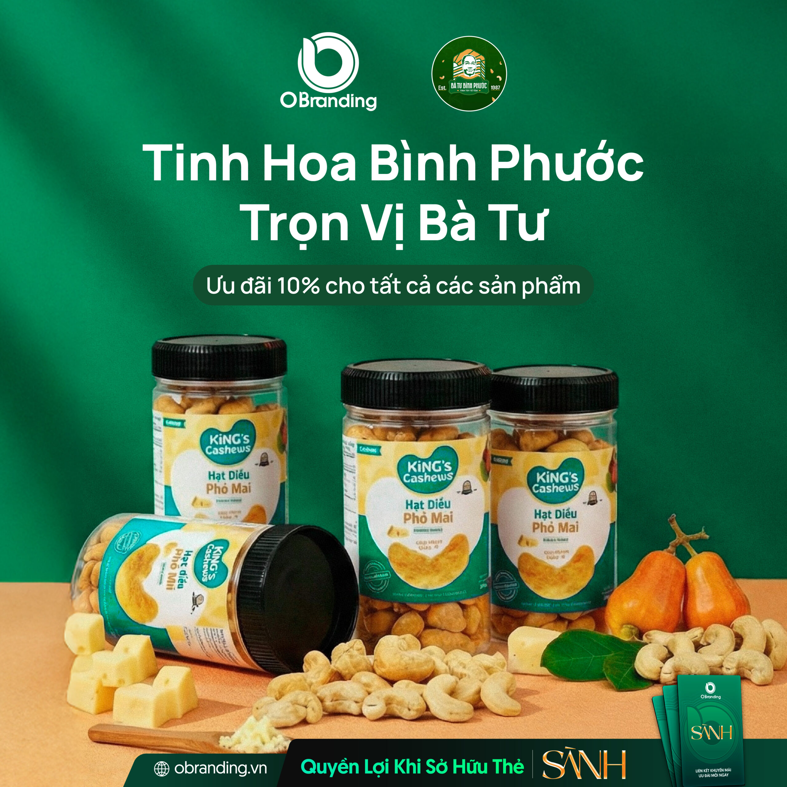 Ưu đãi độc quyền cho hội viên Thẻ Sành