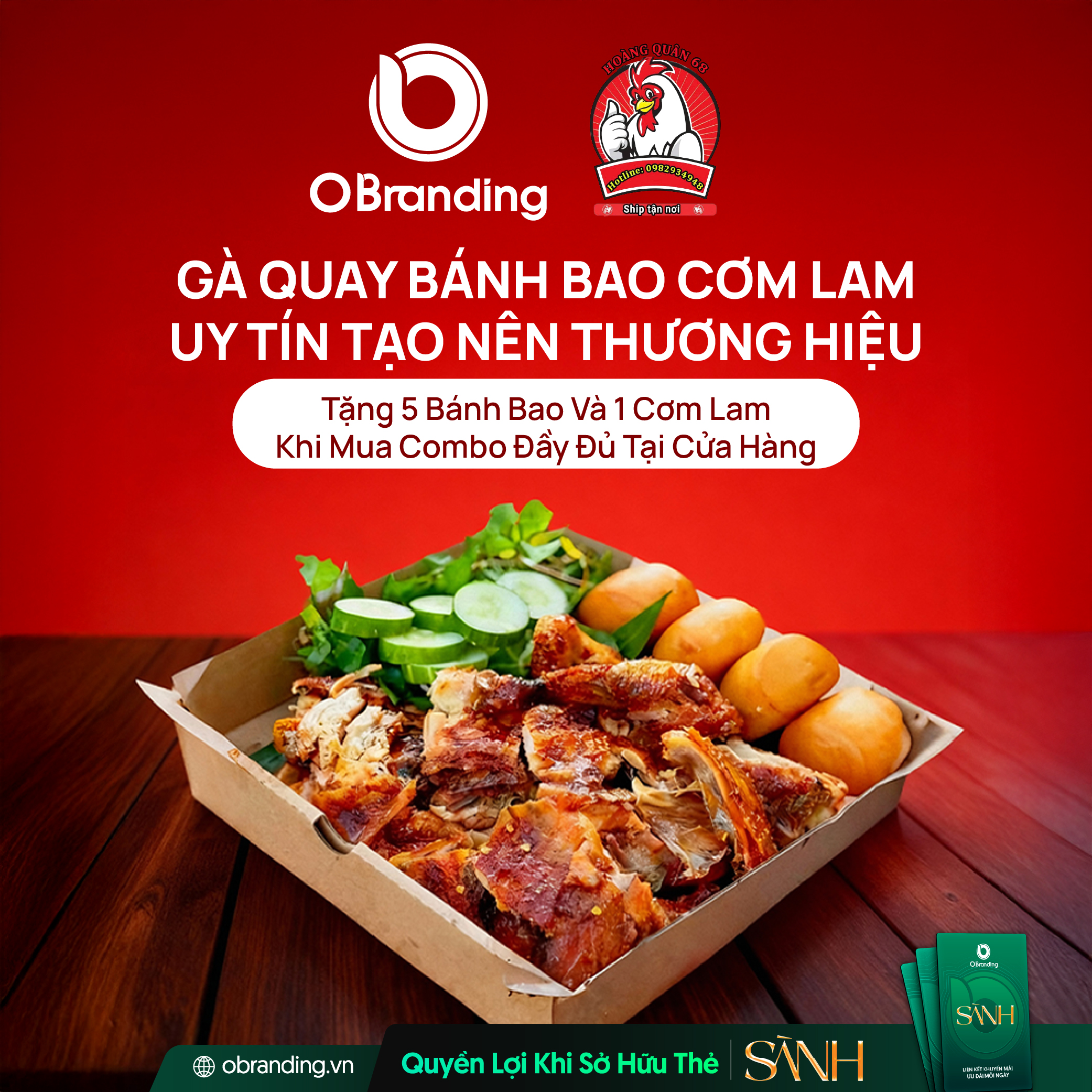 Ưu đãi độc quyền cho hội viên Thẻ Sành