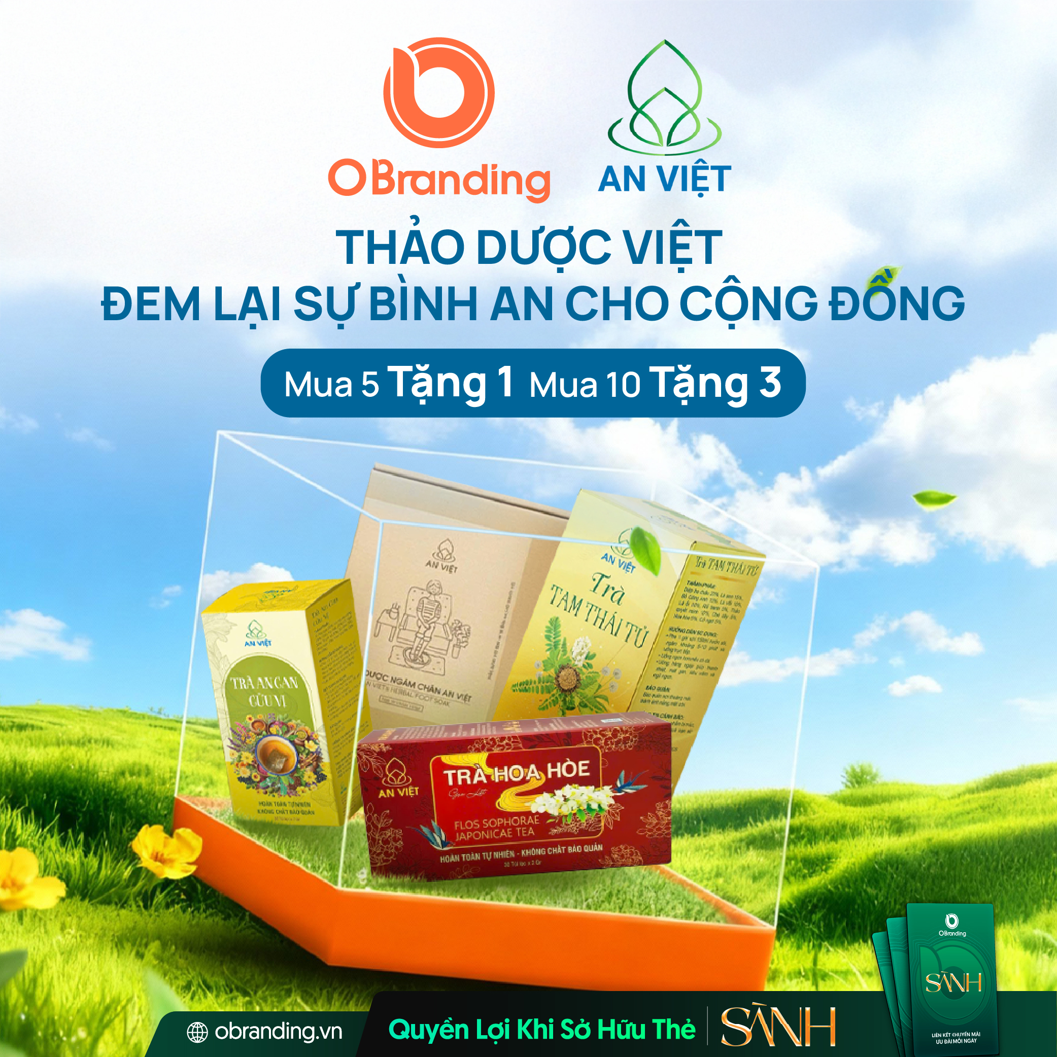 Ưu đãi độc quyền cho hội viên Thẻ Sành