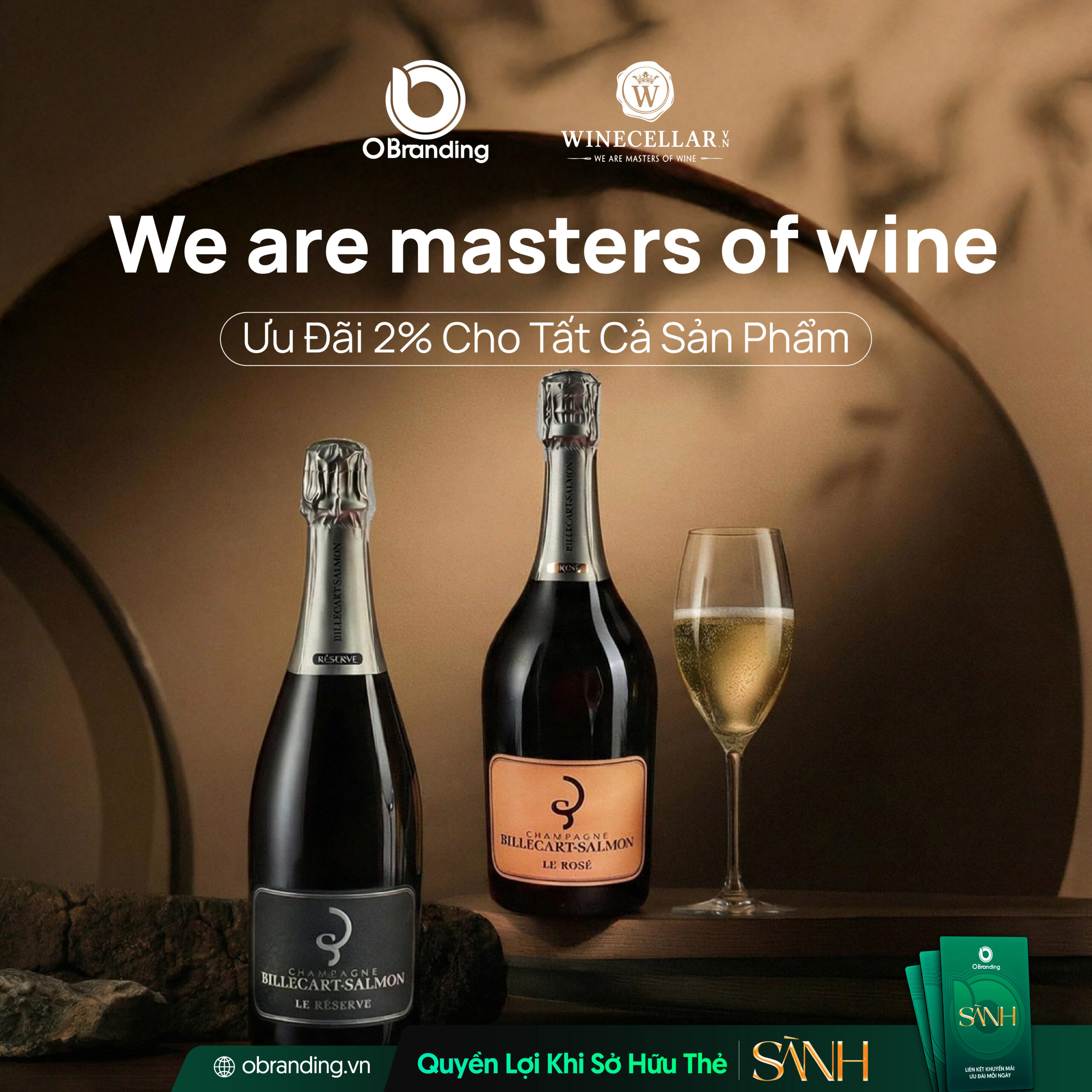 Ưu đãi độc quyền cho hội viên Thẻ Sành