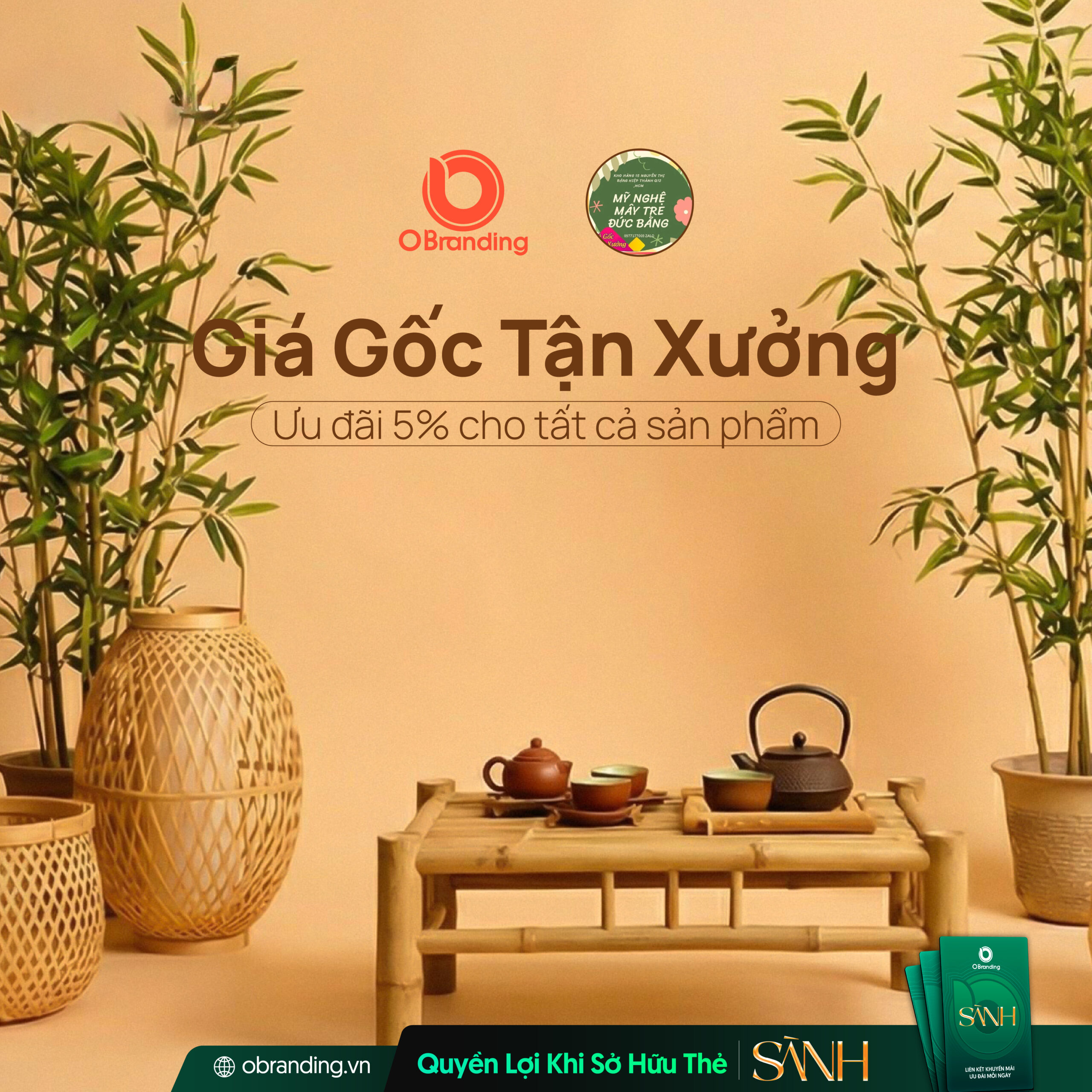 Ưu đãi độc quyền cho hội viên Thẻ Sành