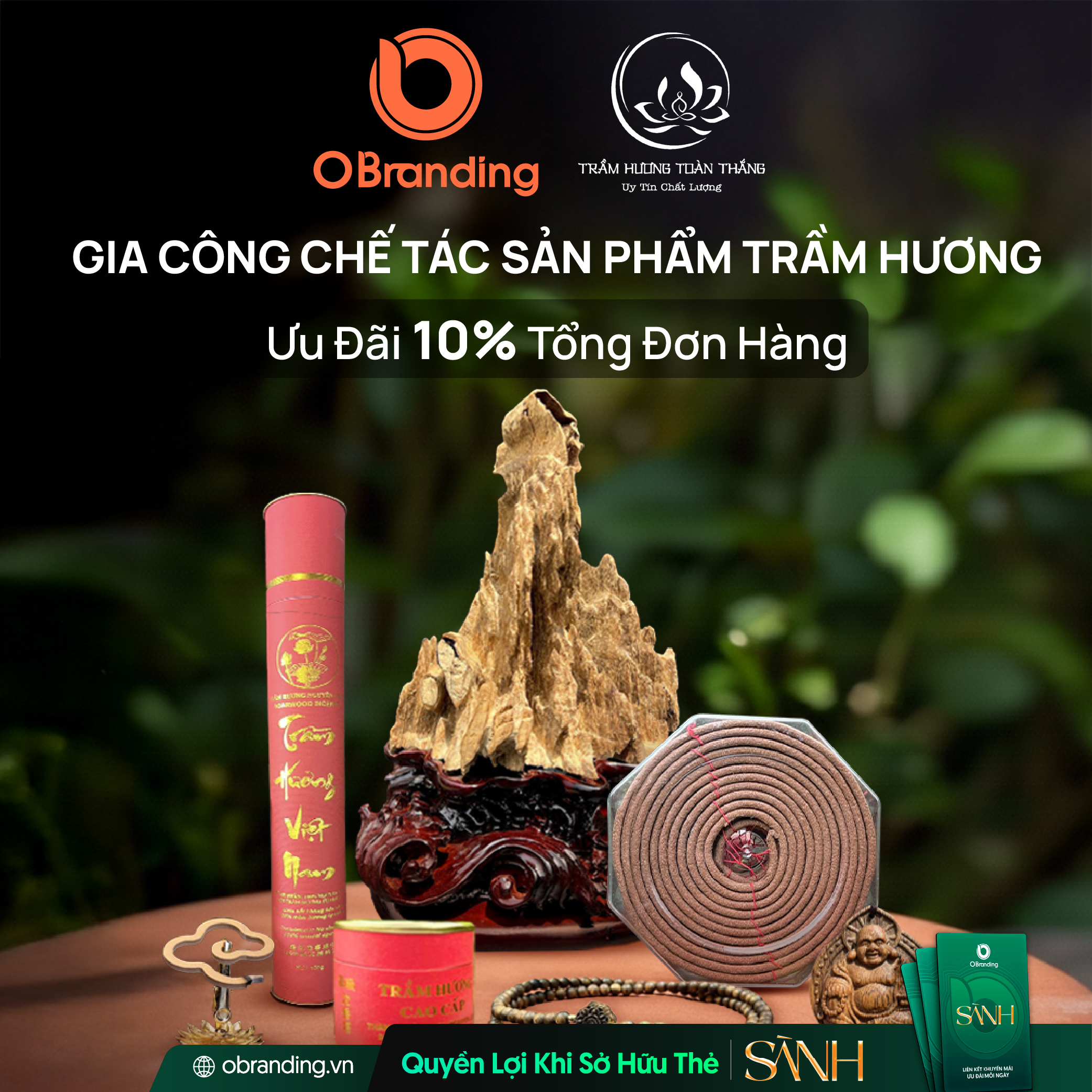 Ưu đãi đặc quyền cho hội viên Thẻ Sành