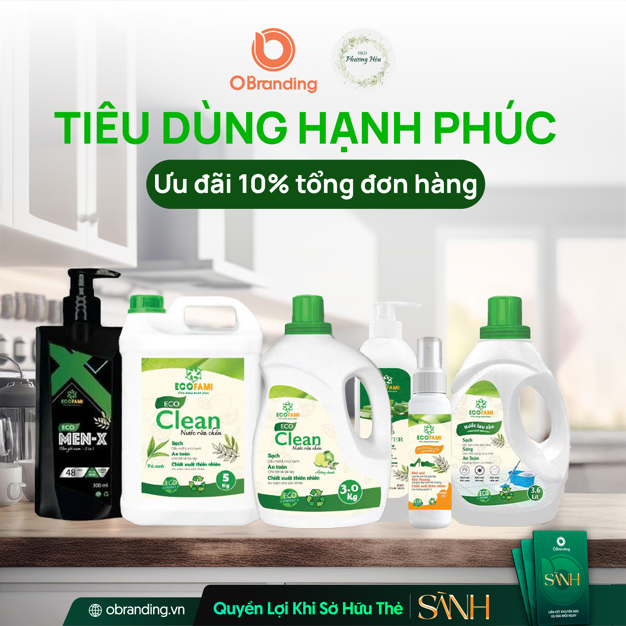 Ưu đãi đặc quyền cho hội viên Thẻ Sành