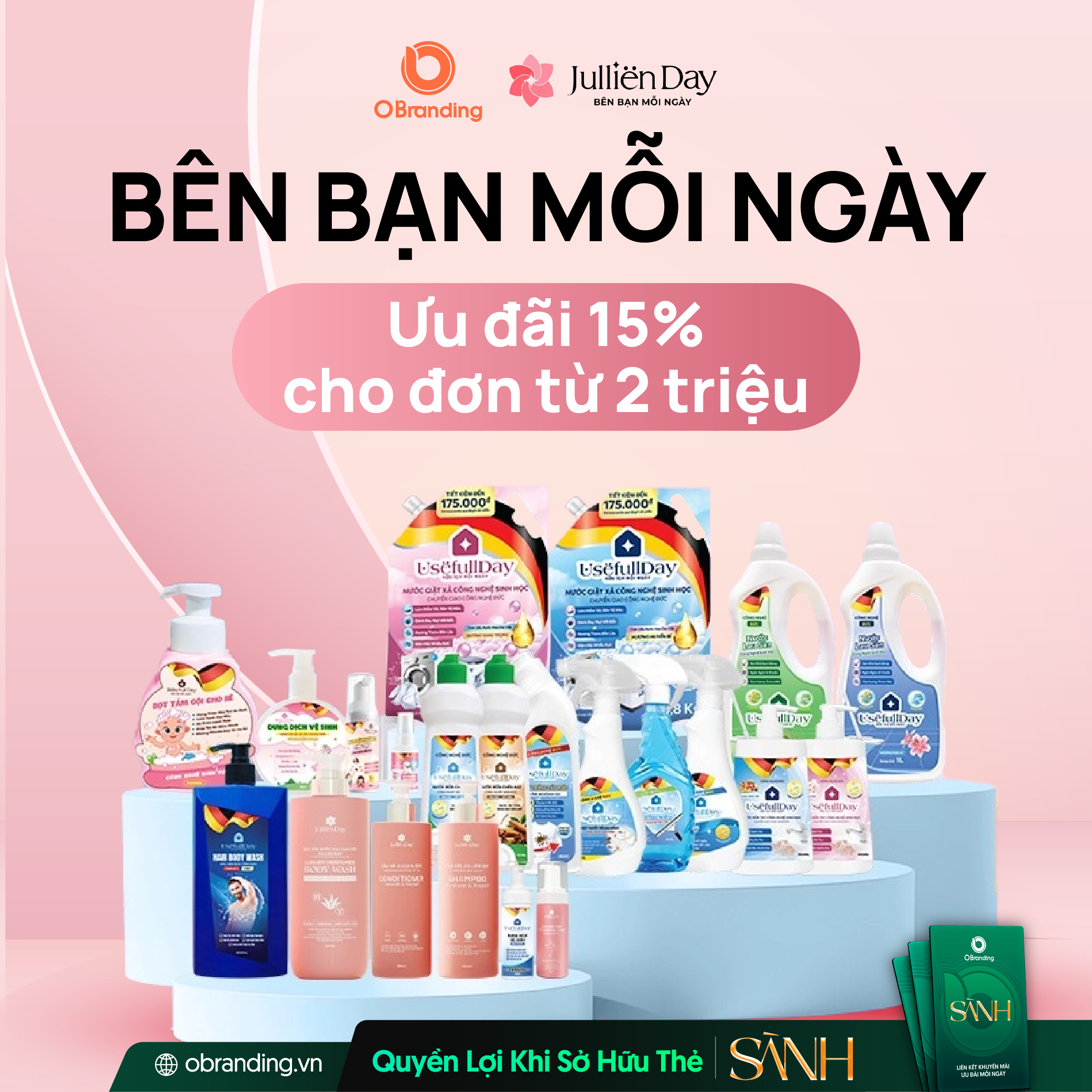 Ưu đãi đặc quyền cho hội viên Thẻ Sành