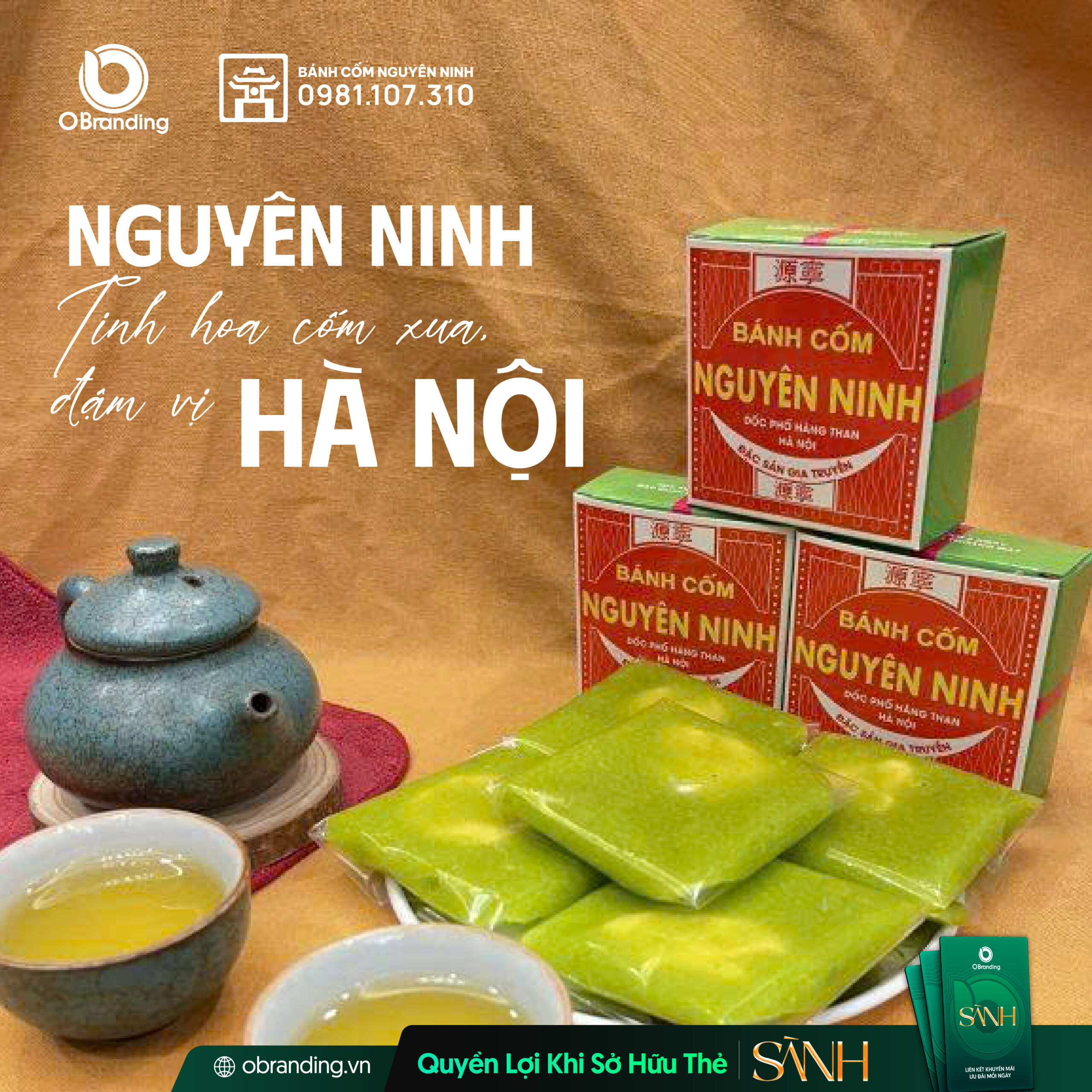 bánh cốm Nguyên Ninh