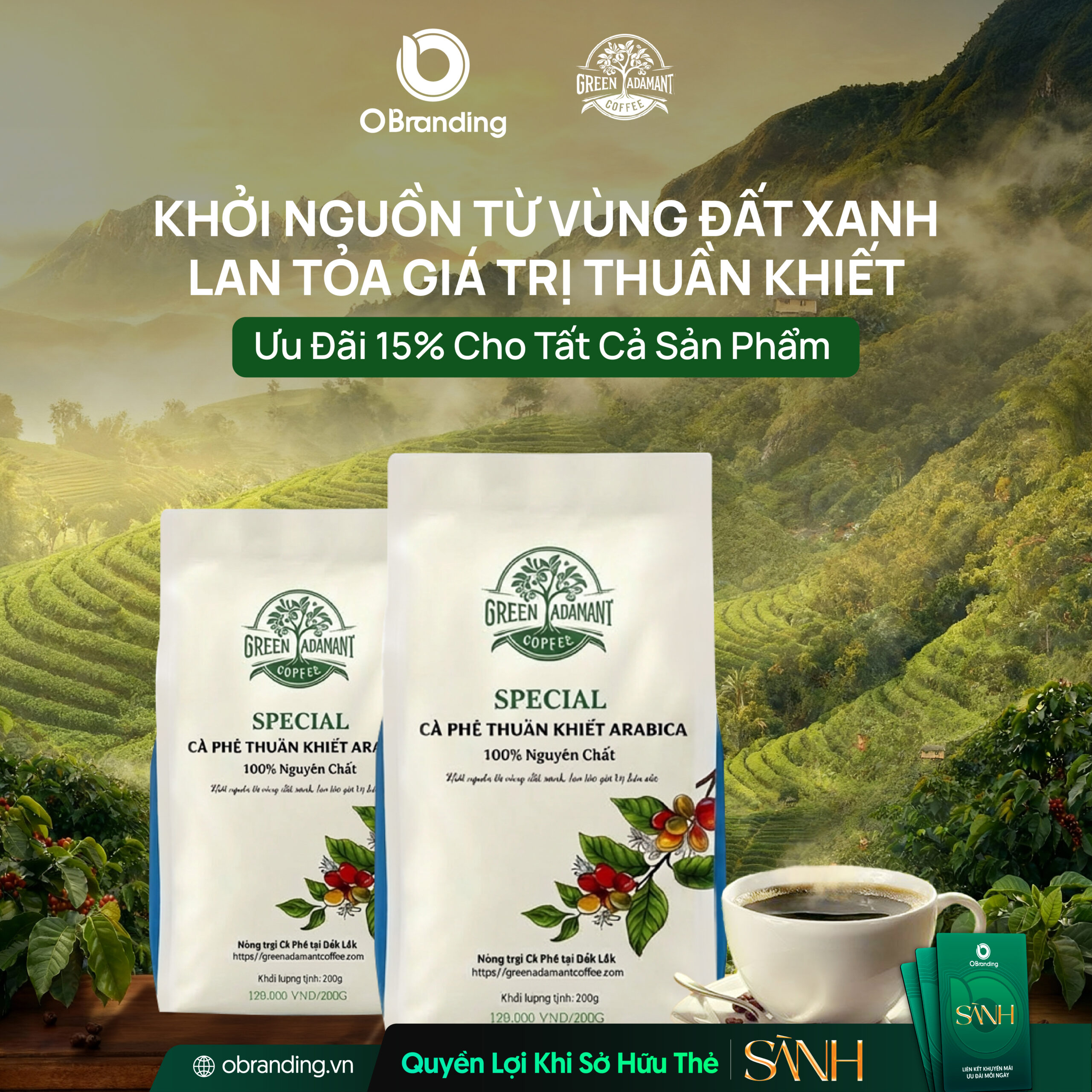 Ưu Đãi Dành Riêng Cho Hội Viên Thẻ Sành