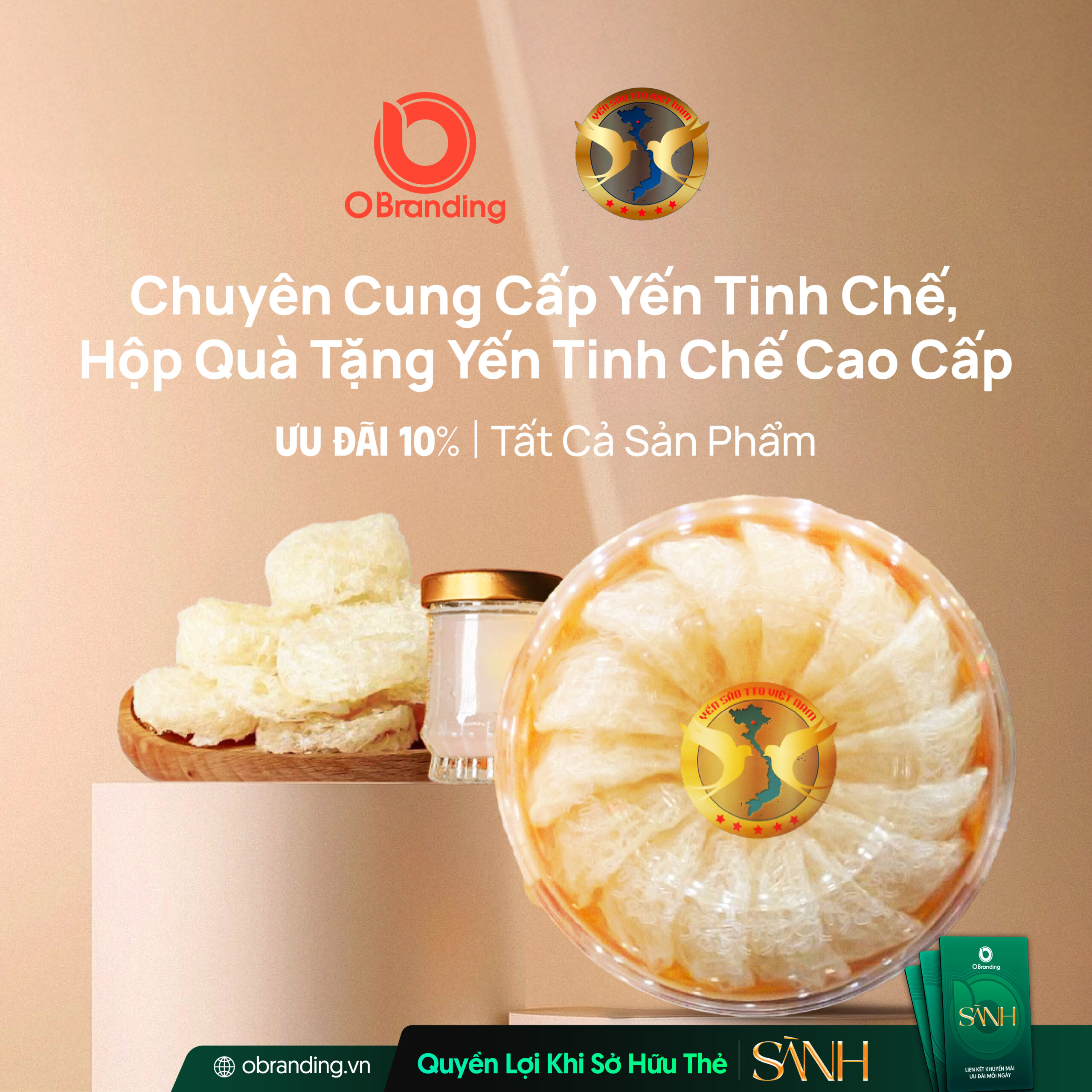 Ưu đãi dành cho hội viên Thẻ Sành