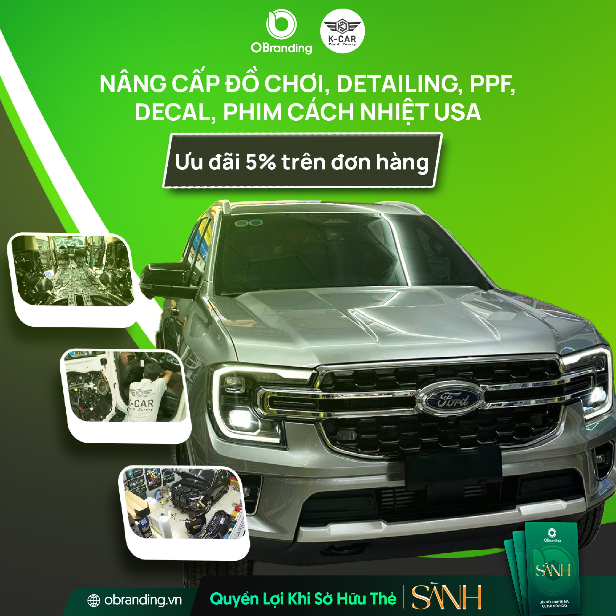 Ưu Đãi Độc Quyền Cho Hội Viên Thẻ Sành