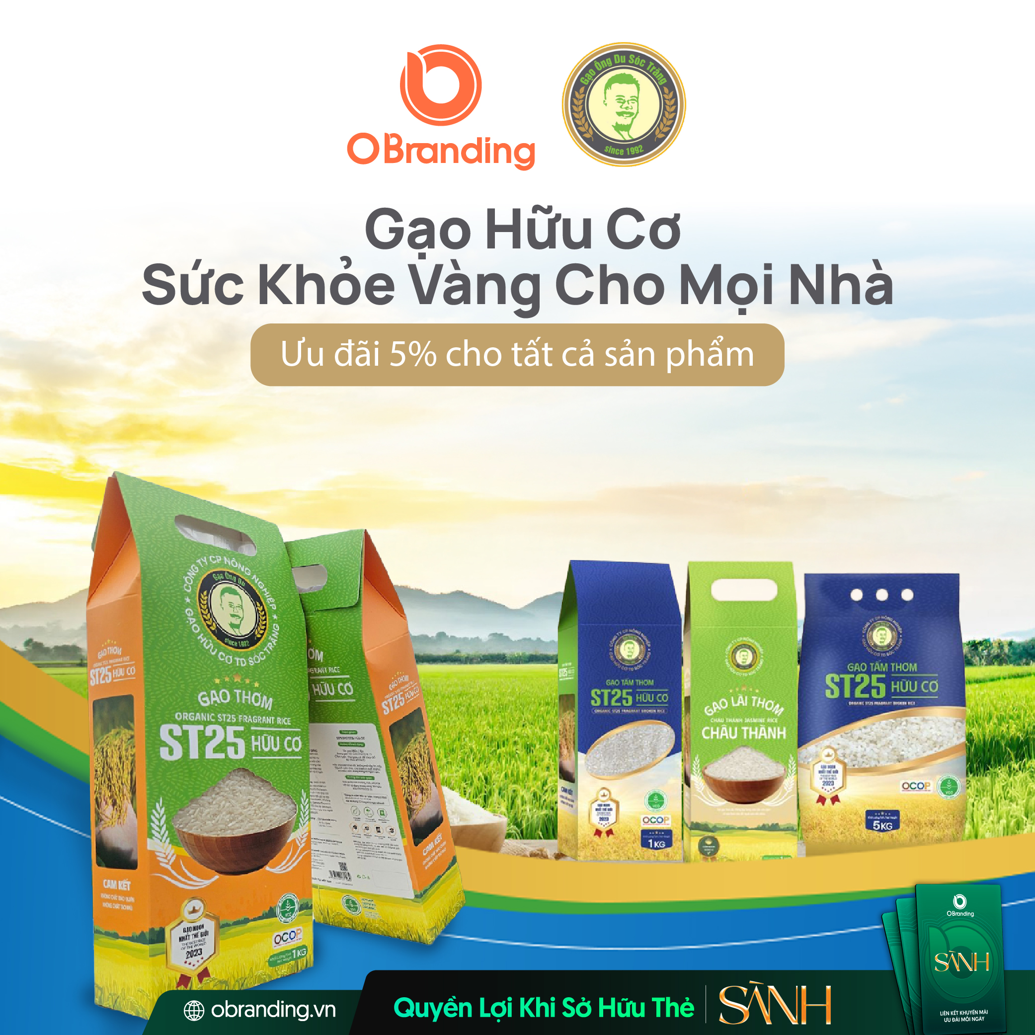 Ưu Đãi Dành Riêng Cho Hội Viên Thẻ Sành