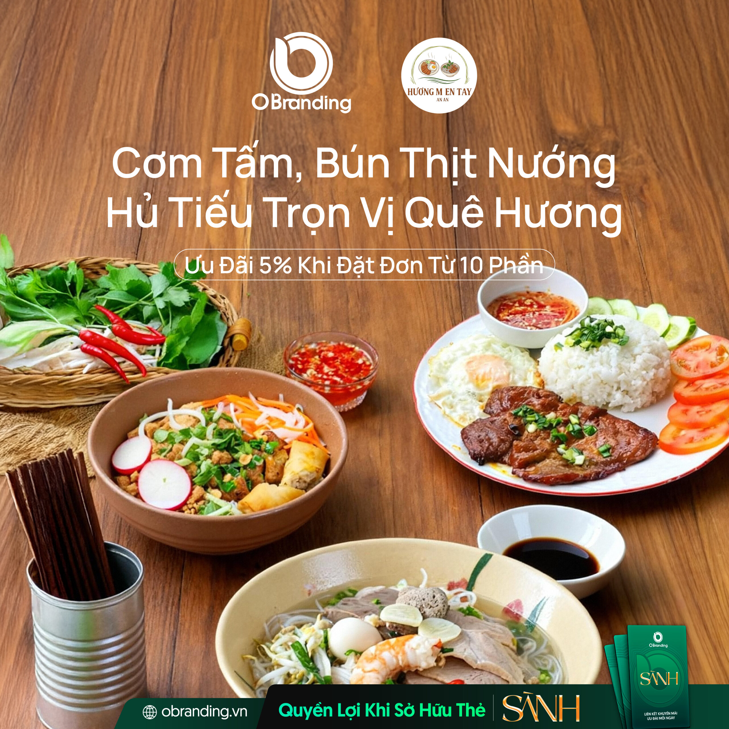 Ưu đãi độc quyền cho hội viên Thẻ Sành