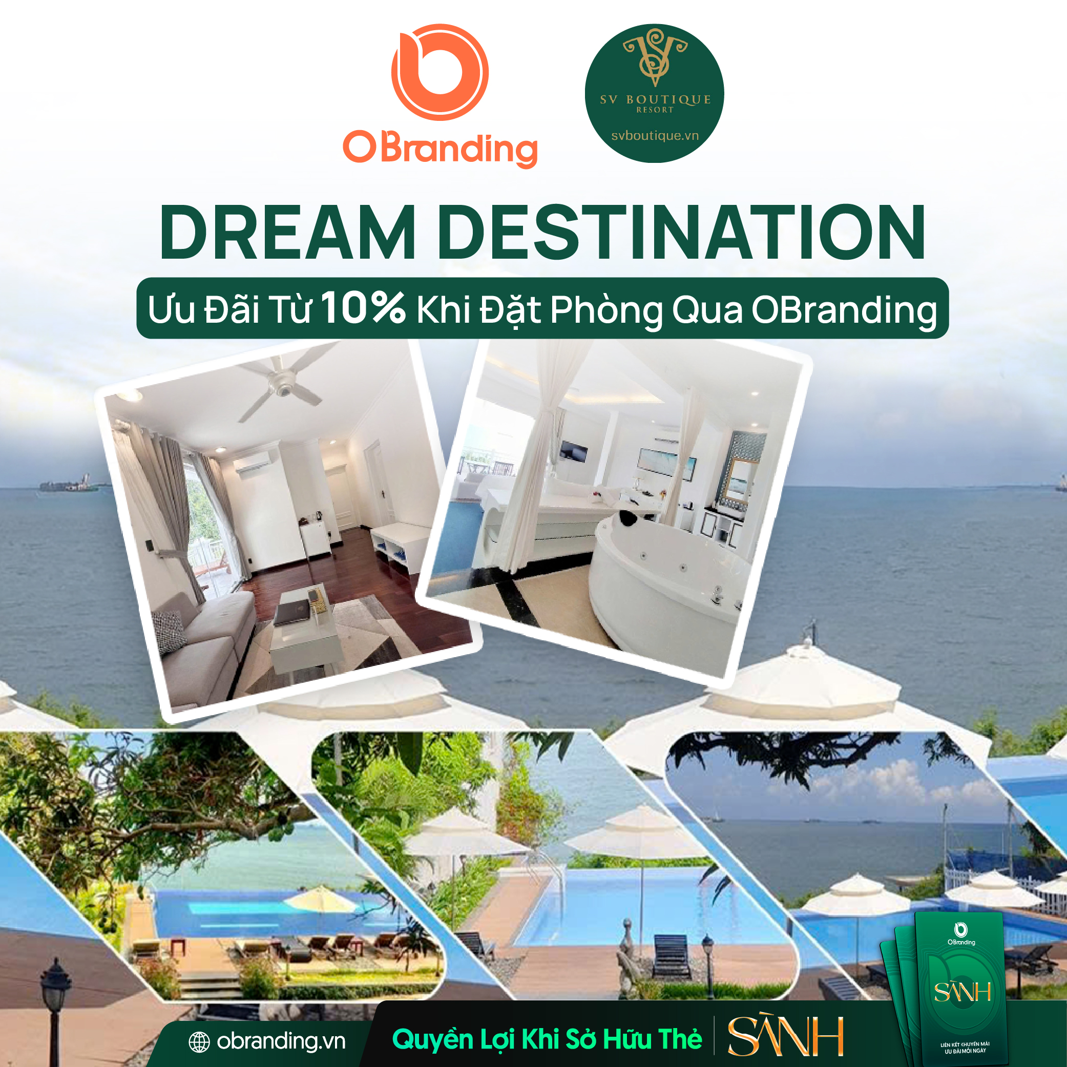 Ưu đãi độc quyền cho hội viên Thẻ Sành