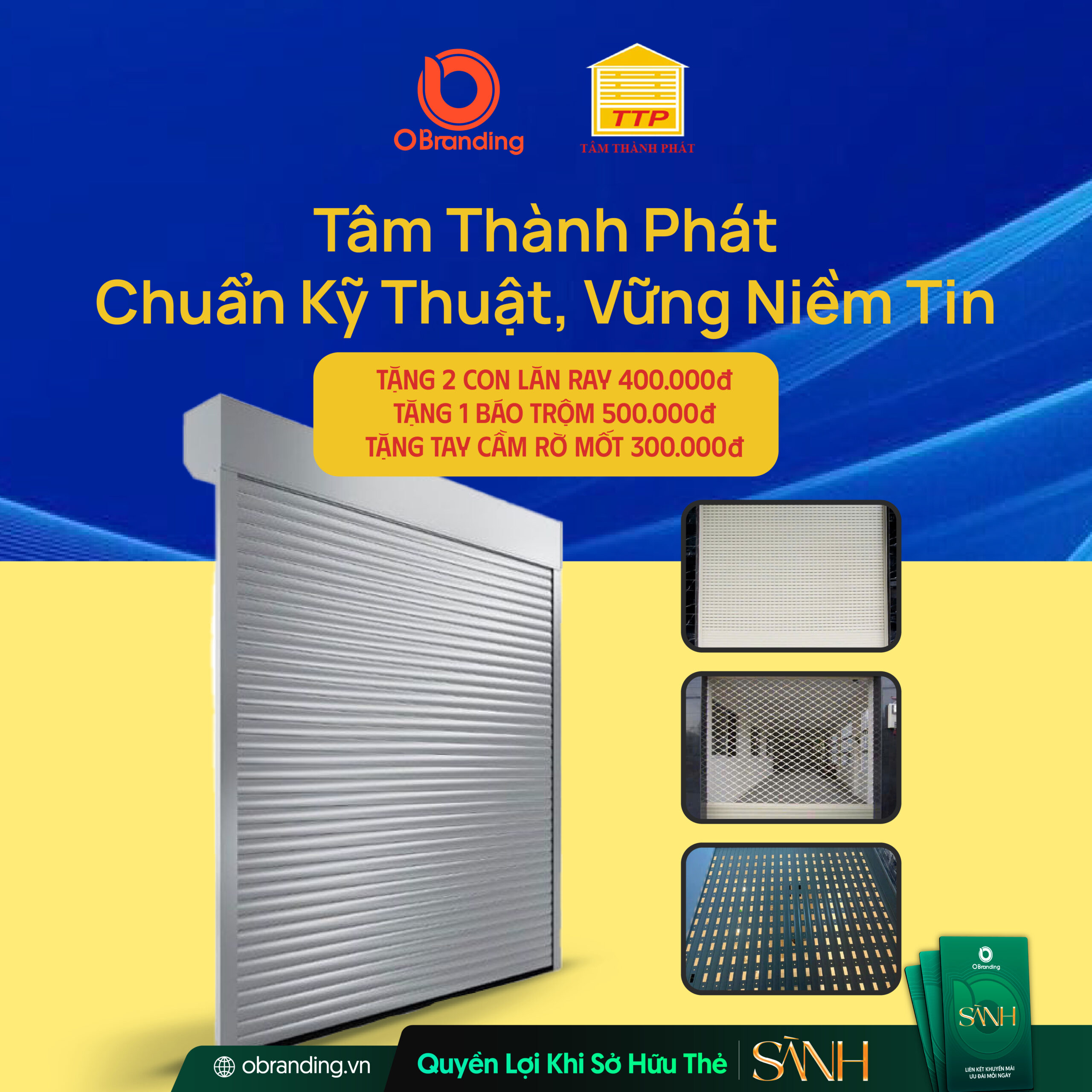 Ưu Đãi Dành Riêng Cho Hội Viên Thẻ Sành