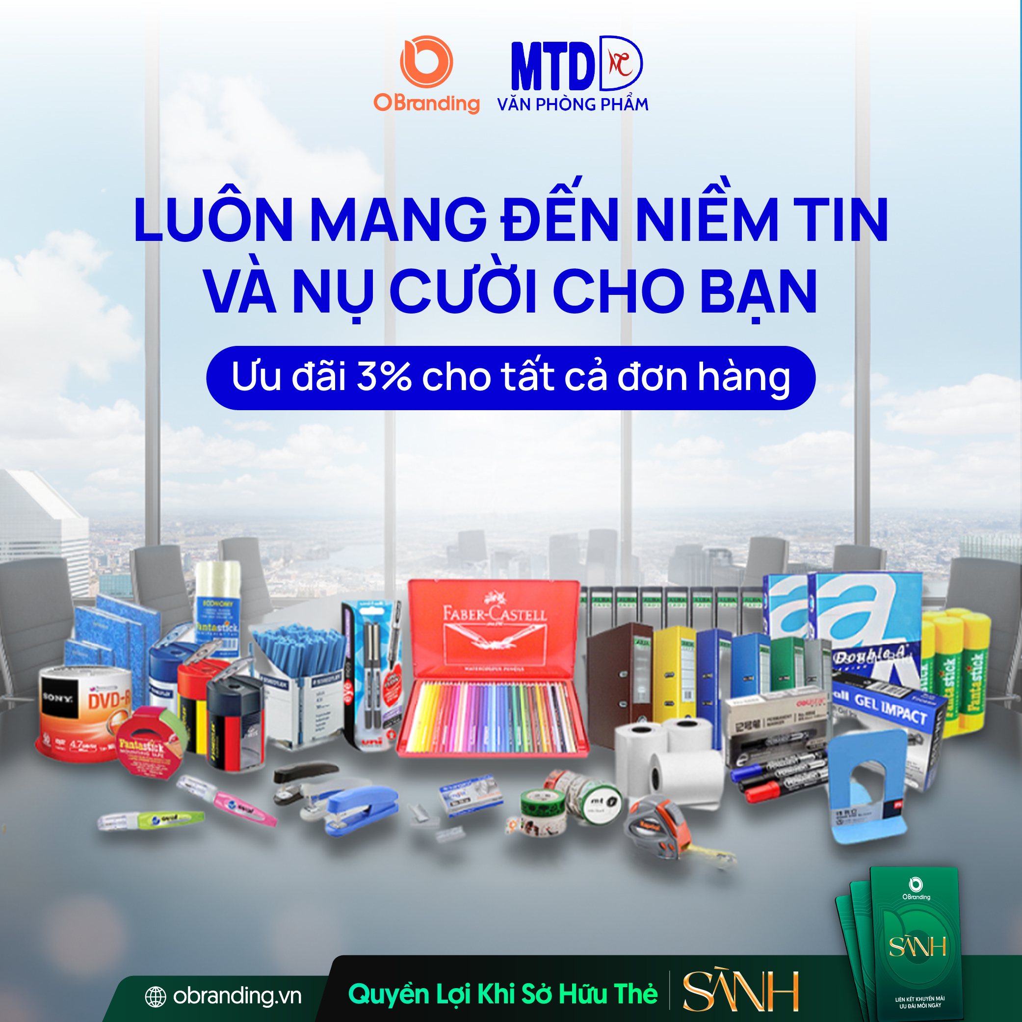 Ưu Đãi Độc Quyền Cho Hội Viên Thẻ Sành