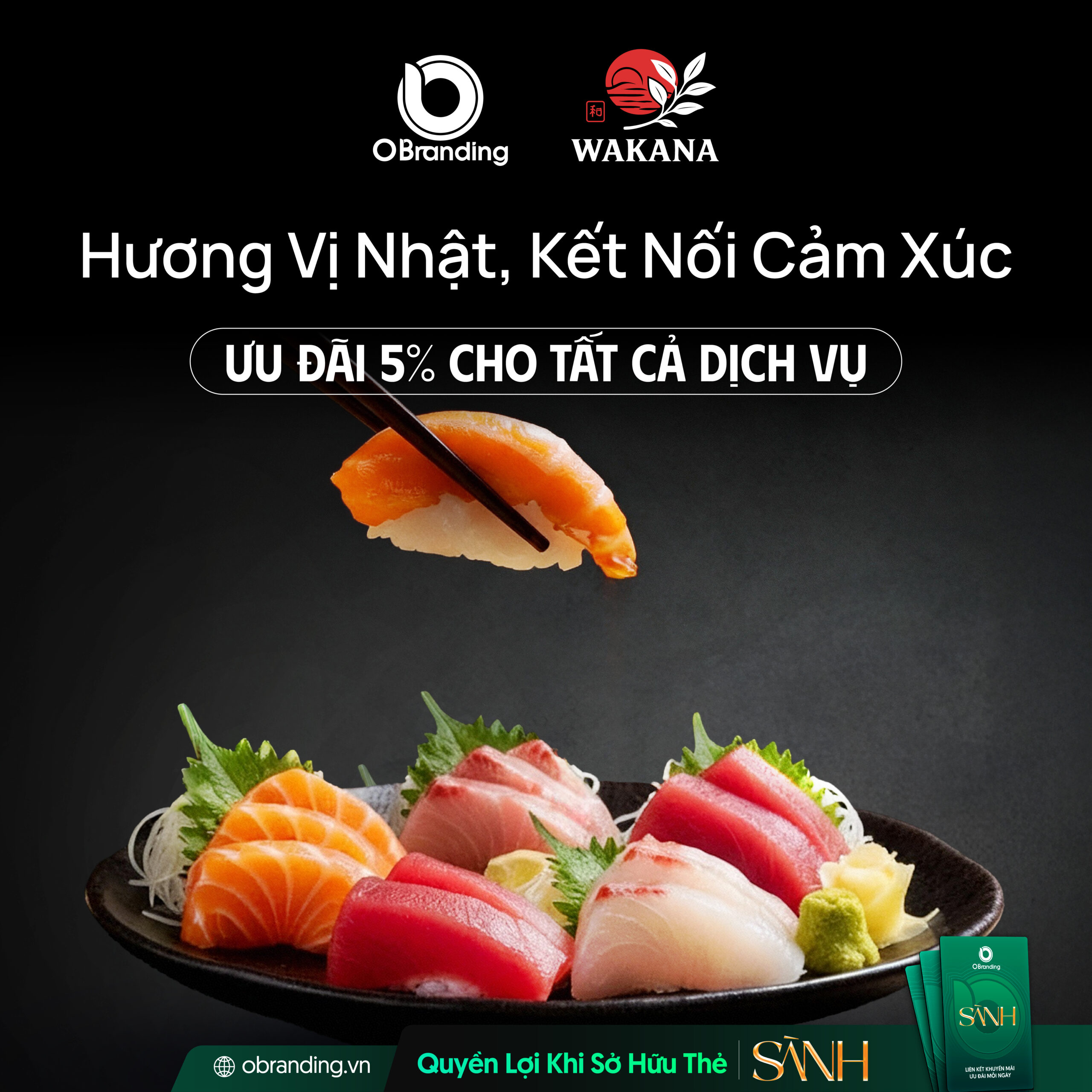 Ưu đãi độc quyền cho hội viên Thẻ Sành