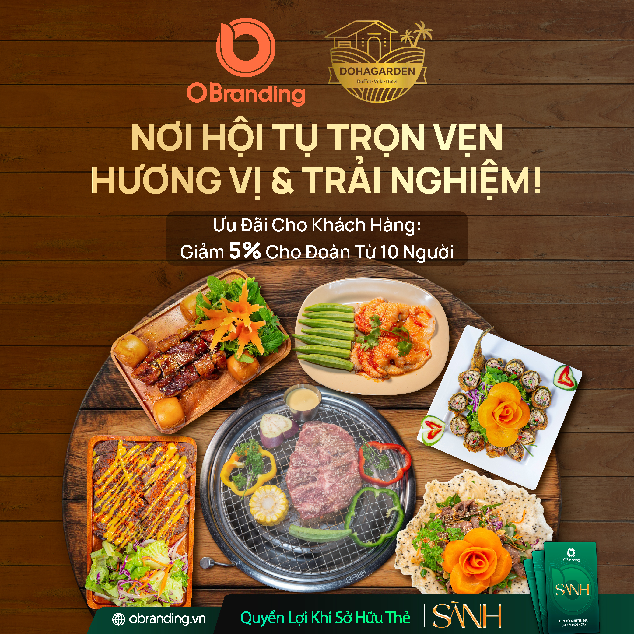 DOHA Garden Buffet Nướng & Lẩu