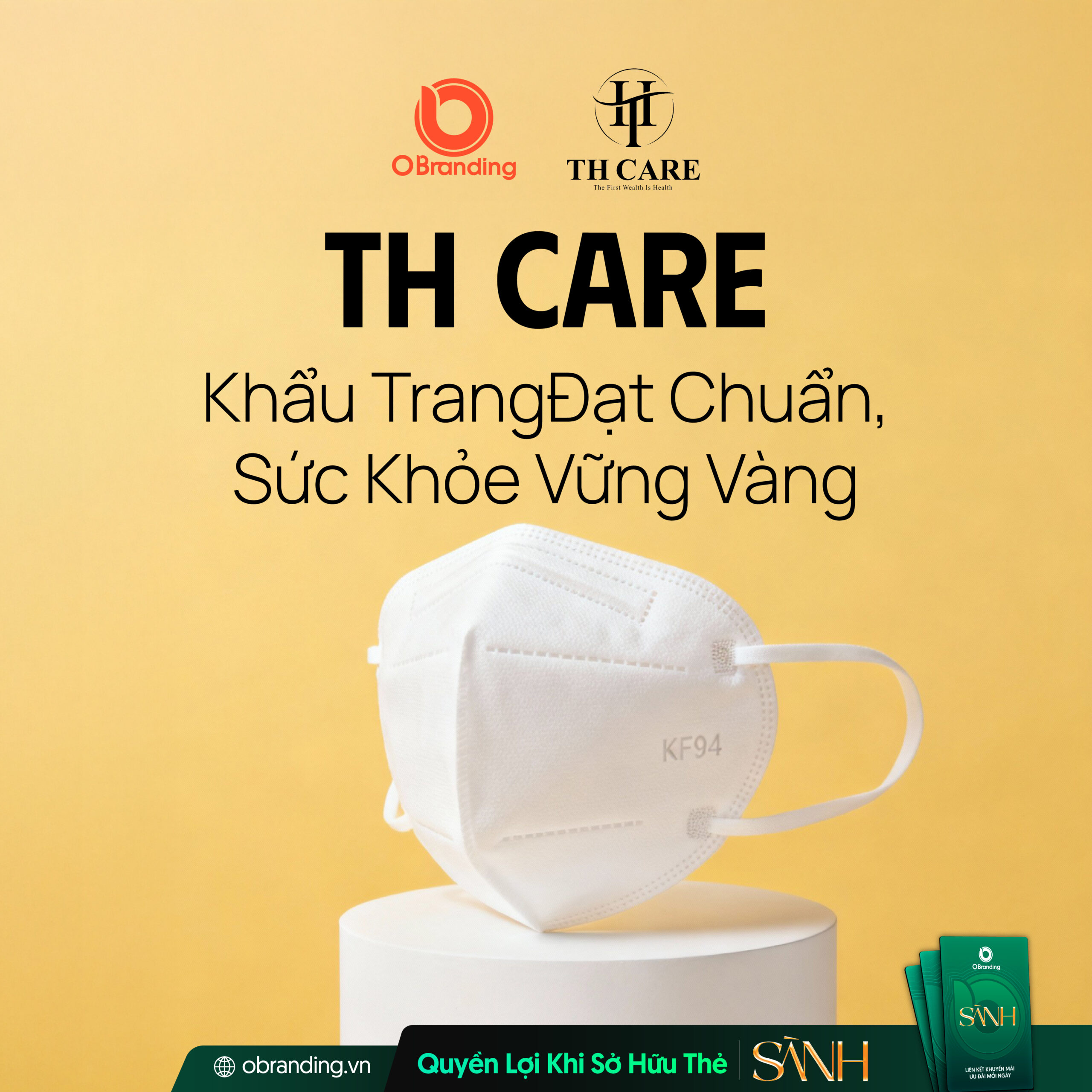khẩu trang y tế TH CARE