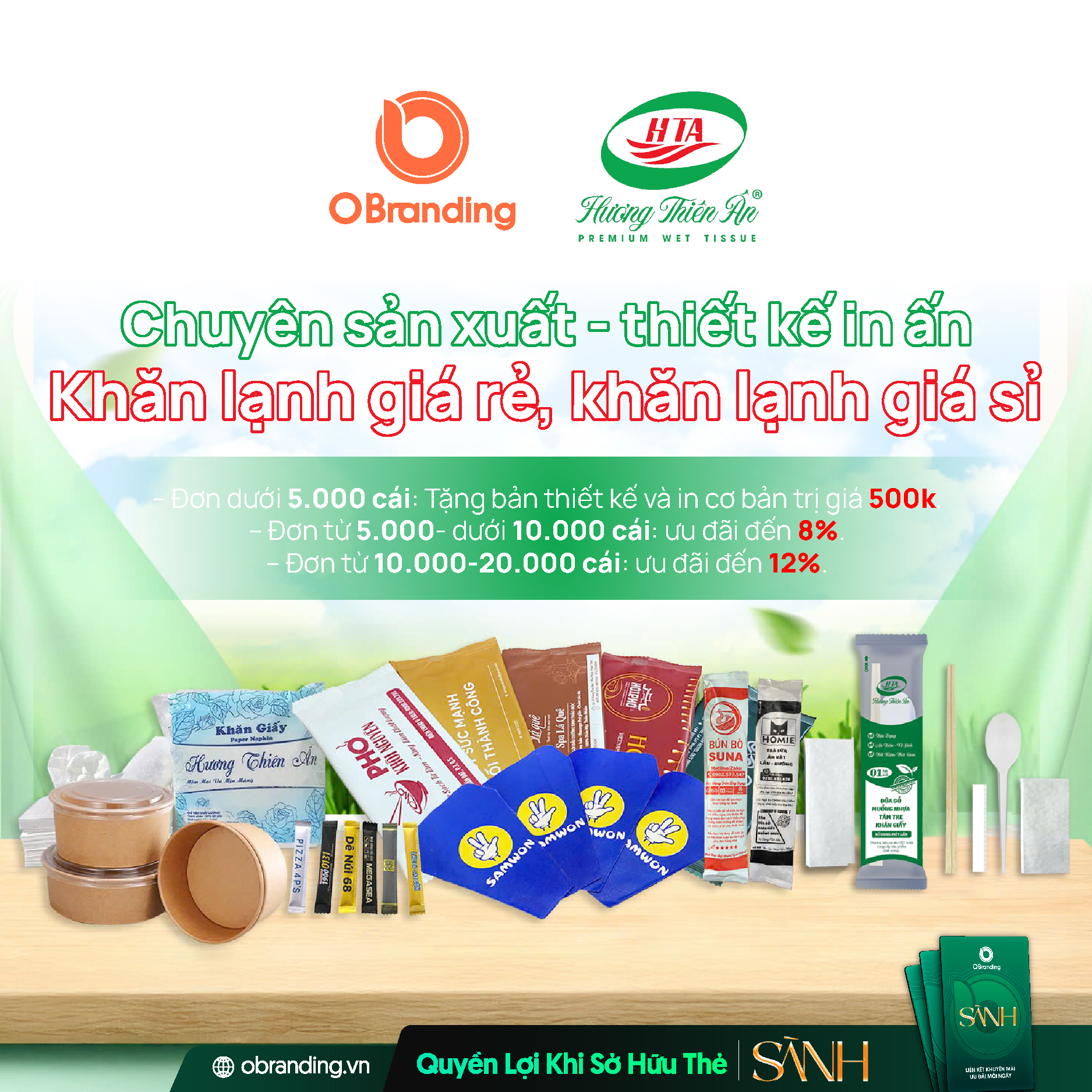 Ưu Đãi Độc Quyền Cho Hội Viên Thẻ Sành