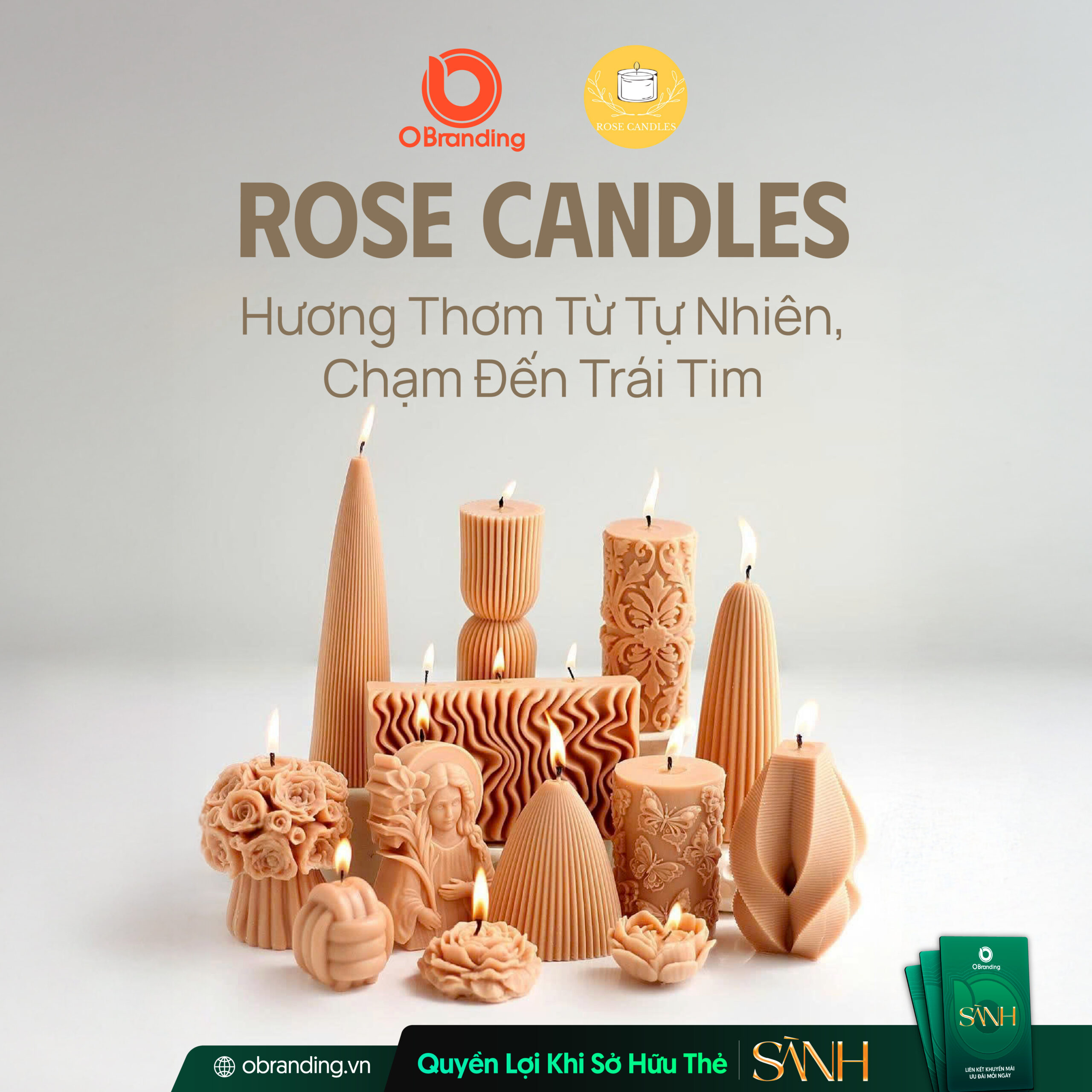 NẾN THƠM MAISON ROSE