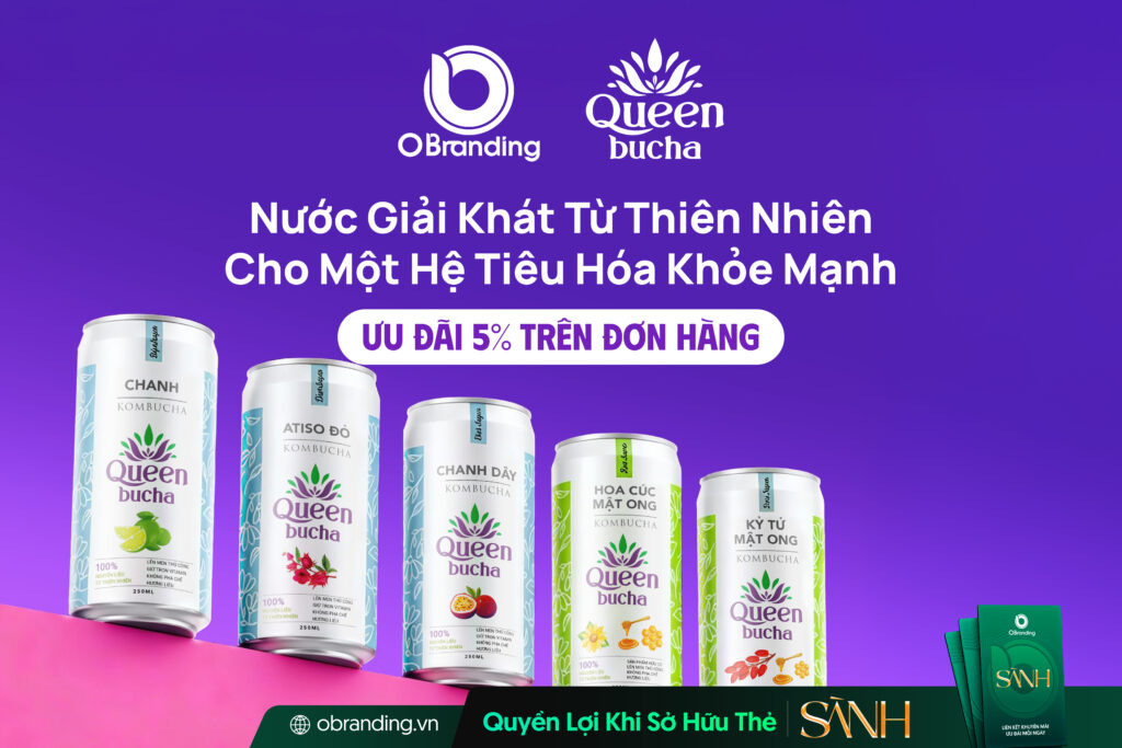 QueenBucha – Thức Uống Tử Tế Cho Lối Sống Xanh