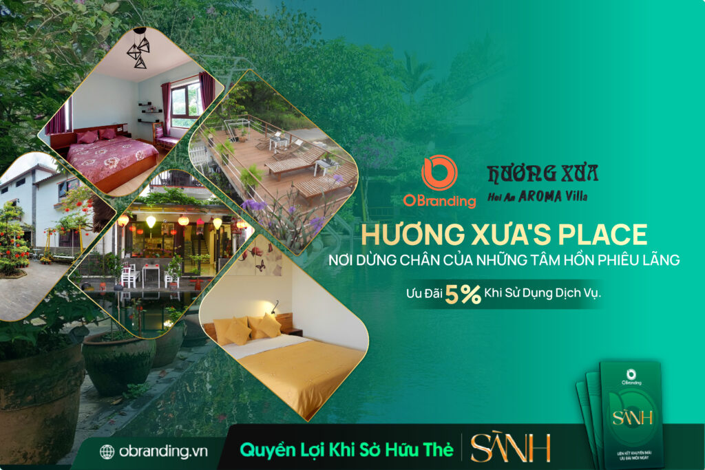 HOIAN AROMA VILLA – HƯƠNG XƯA’S PLACE – Không Gian Nghỉ Dưỡng Yên Bình Giữa Lòng Hội An