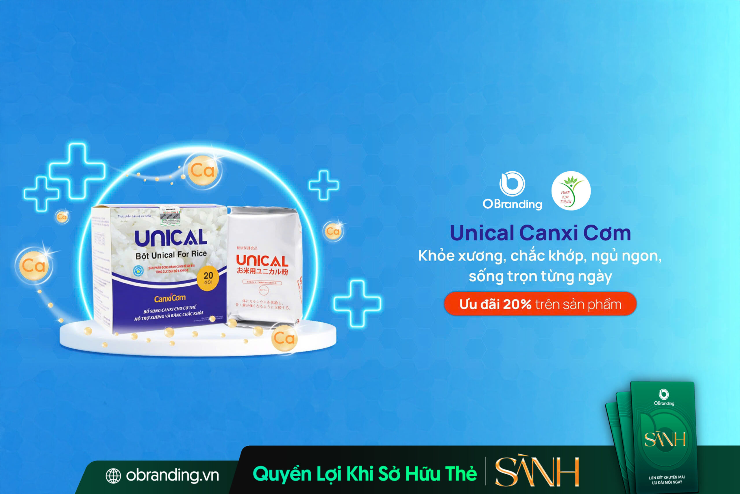 Hộ Kinh Doanh Phan Kim Tuyền – Đơn Vị Phân Phối Chính Thức Unical Canxi Cơm
