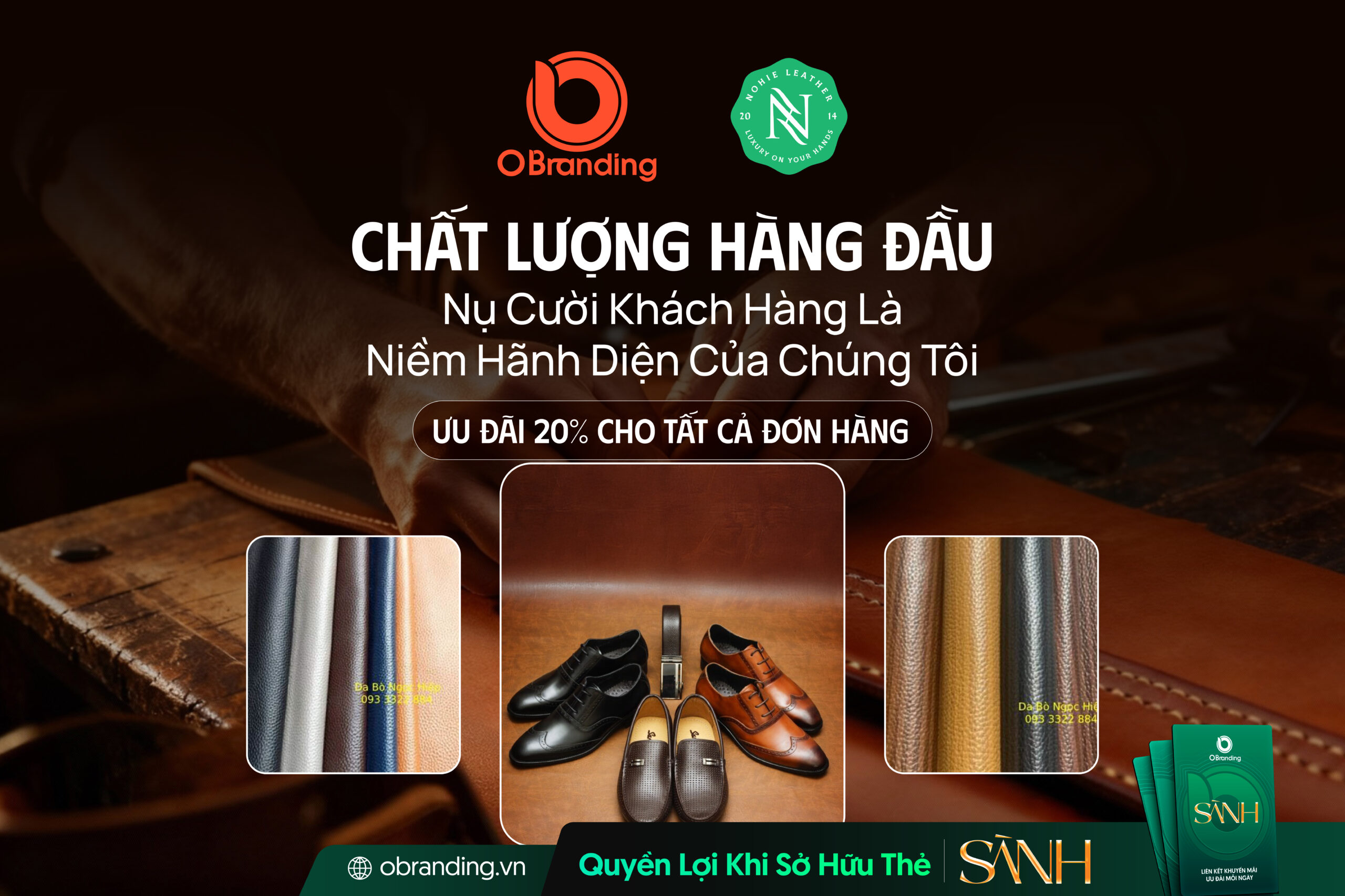 DA GIÀY NGỌC HIỆP – Giày Tây Công Sở Da Thật Cao Cấp Cho Quý Ông Thành Đạt