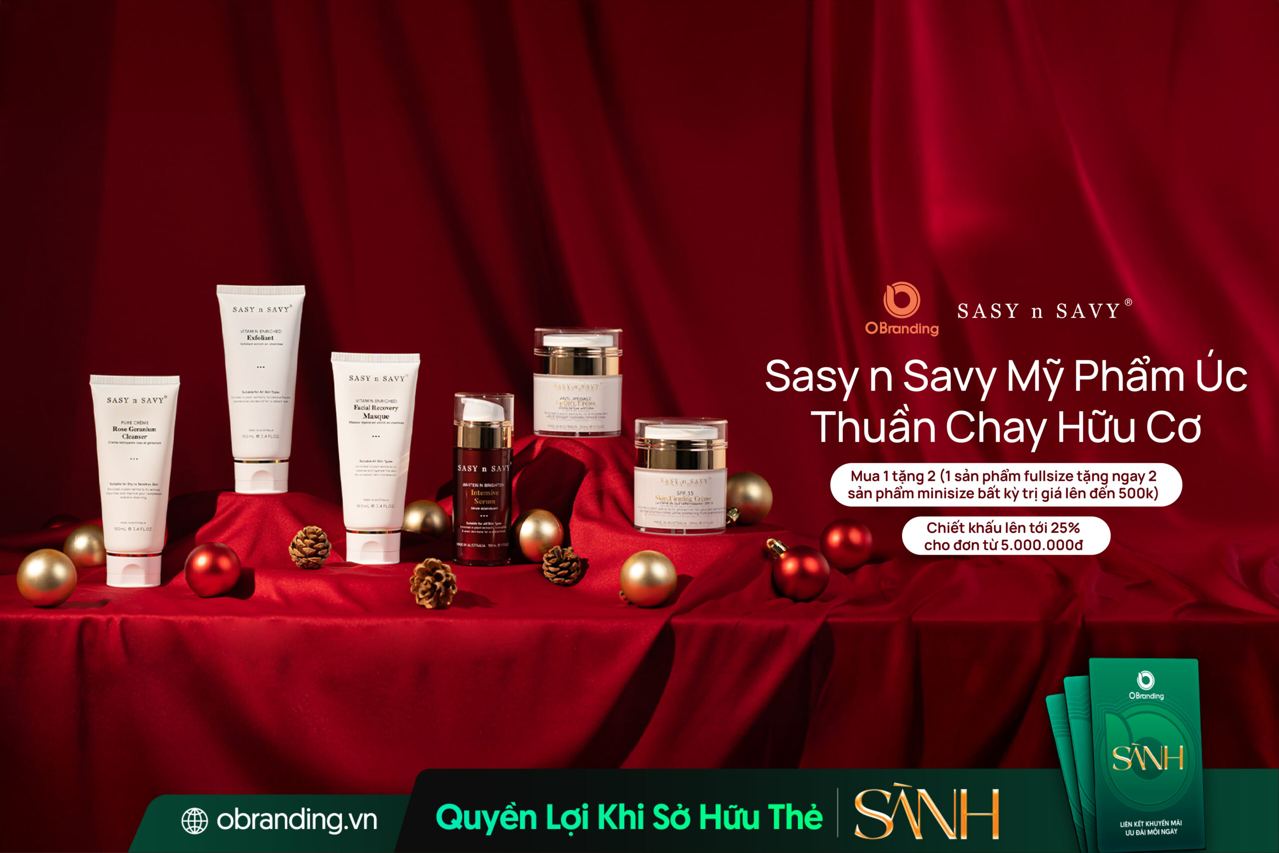 CTY TNHH DƯỢC PHẨM HOÀNG GIANG SÀI GÒN – Sasy n Savy Clean Beauty Di Sản Úc, Tiêu Chuẩn Toàn Cầu