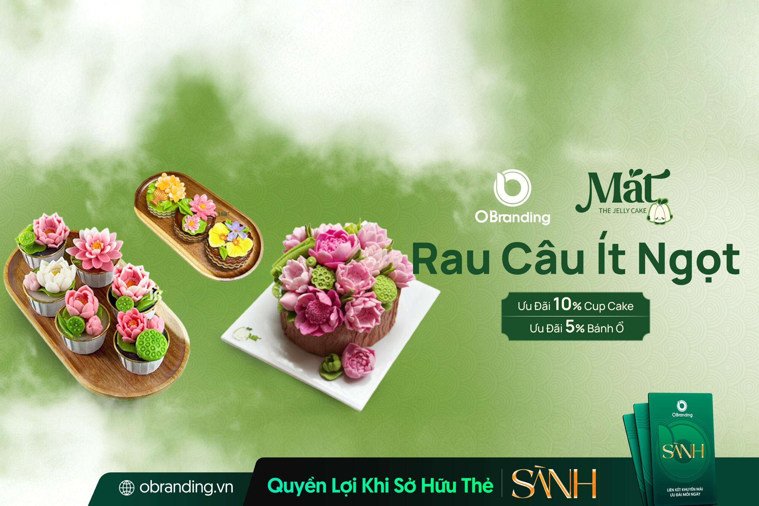 Mát - The Jelly Cake – Bánh Rau Câu Siêu Mát, Ít Ngọt, Chuẩn Vị Tự Nhiên