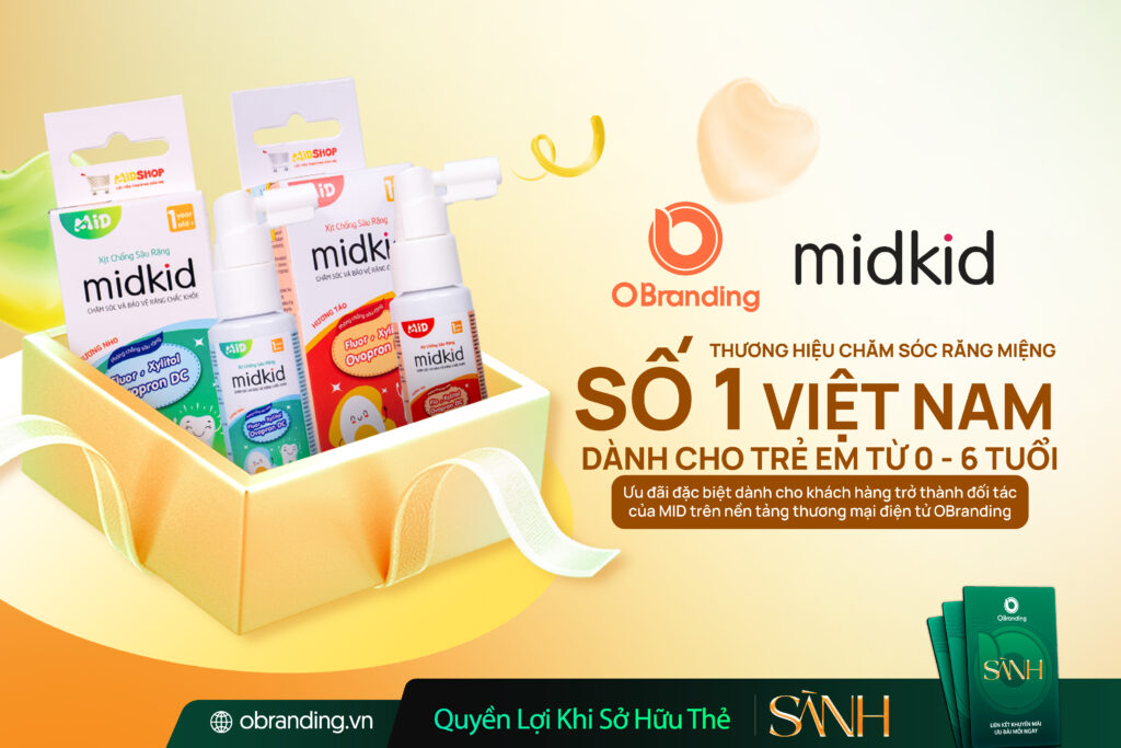 CÔNG TY CỔ PHẦN DƯỢC PHẨM MID MIDKID – Thương Hiệu Chăm Sóc Răng Miệng Số 1 Việt Nam Cho Trẻ 0–6 Tuổi