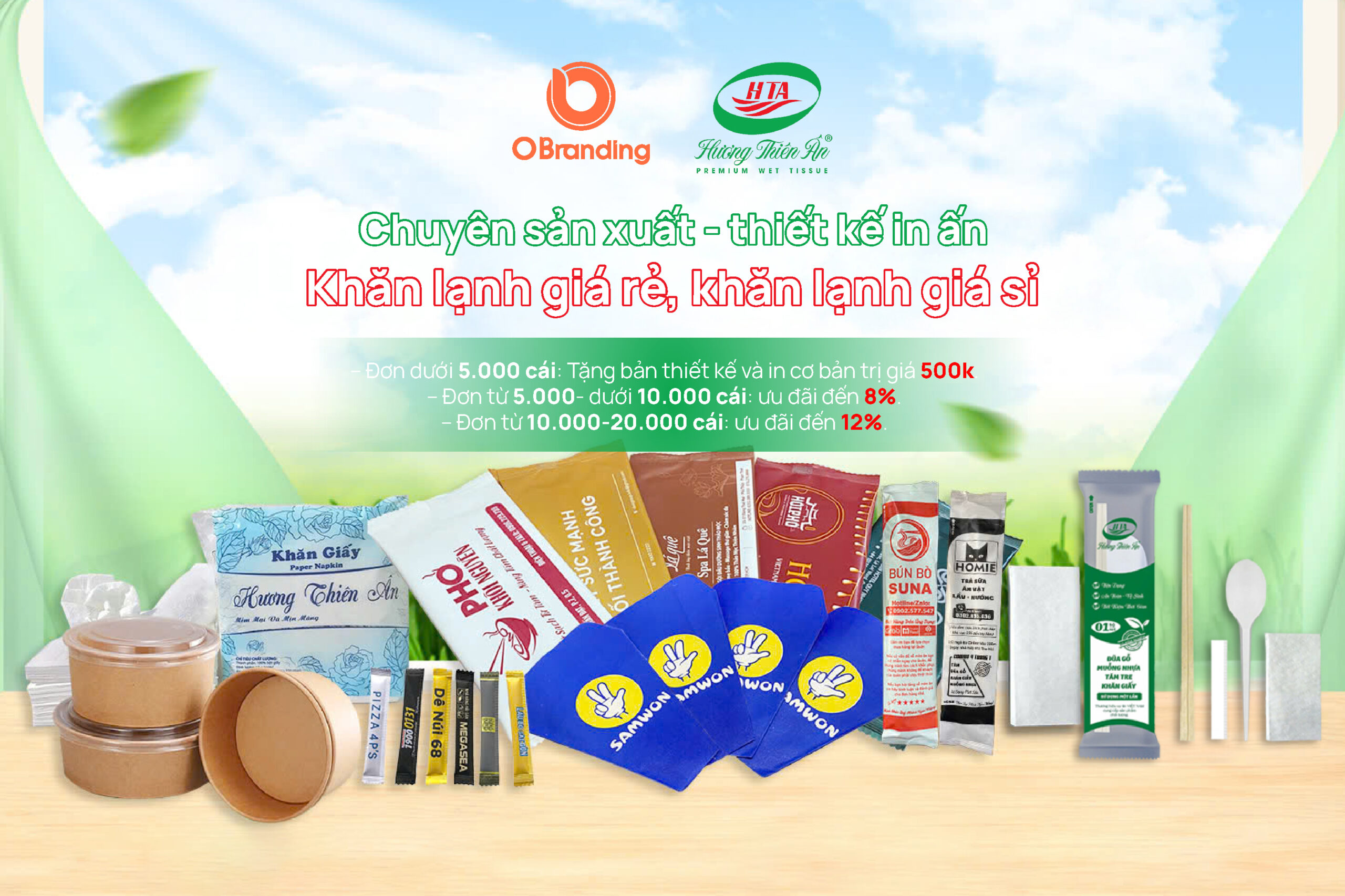 Khăn Lạnh Hương Thiên Ân – Sự Lựa Chọn Hàng Đầu Cho Nhà Hàng, Quán Ăn & Dịch Vụ F&B