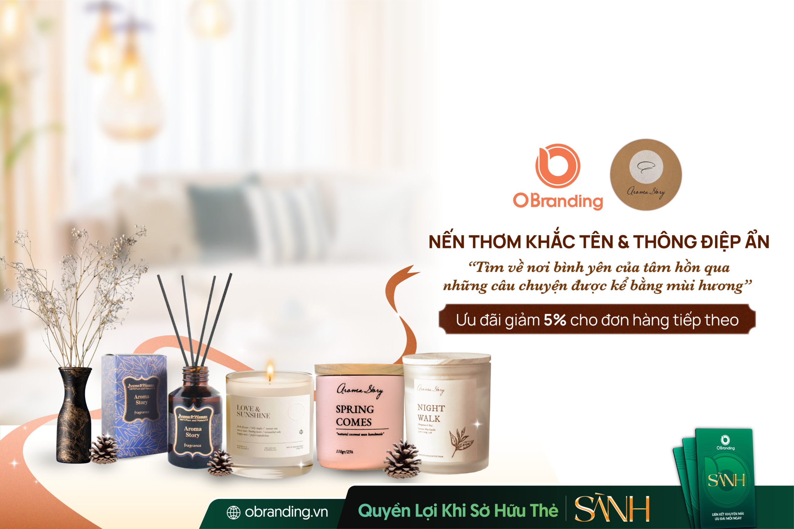 Aroma Story – Nến Thơm Khắc Tên & Thông Điệp Ẩn, Gửi Gắm Câu Chuyện Bằng Mùi Hương