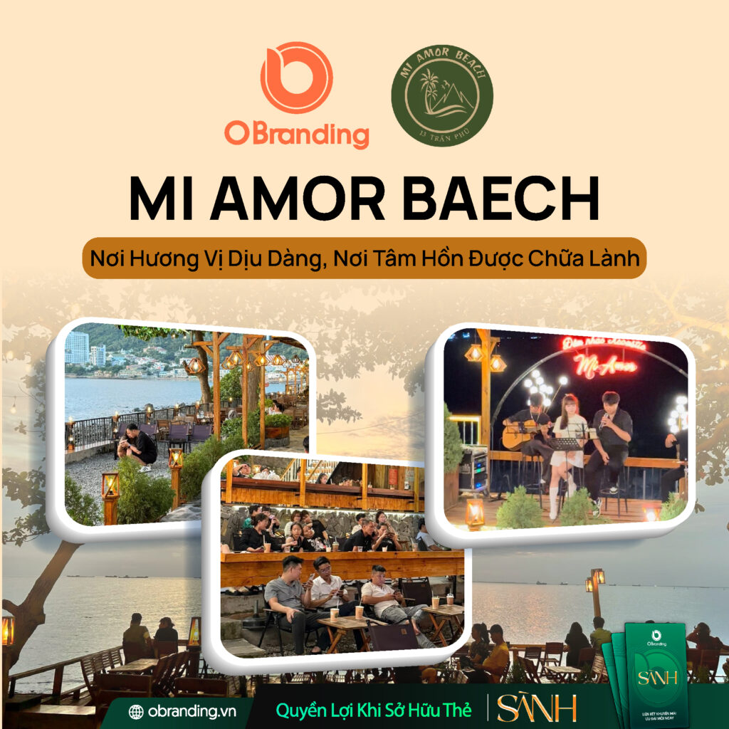 MI AMOR BEACH COFFEE & TEA – Quán Cà Phê View Biển Thư Thái Tại Vũng Tàu