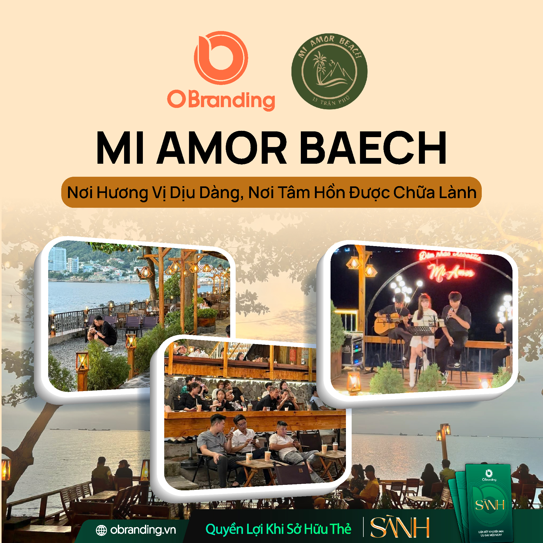 MI AMOR BEACH COFFEE & TEA – Quán Cà Phê View Biển Thư Thái Tại Vũng Tàu
