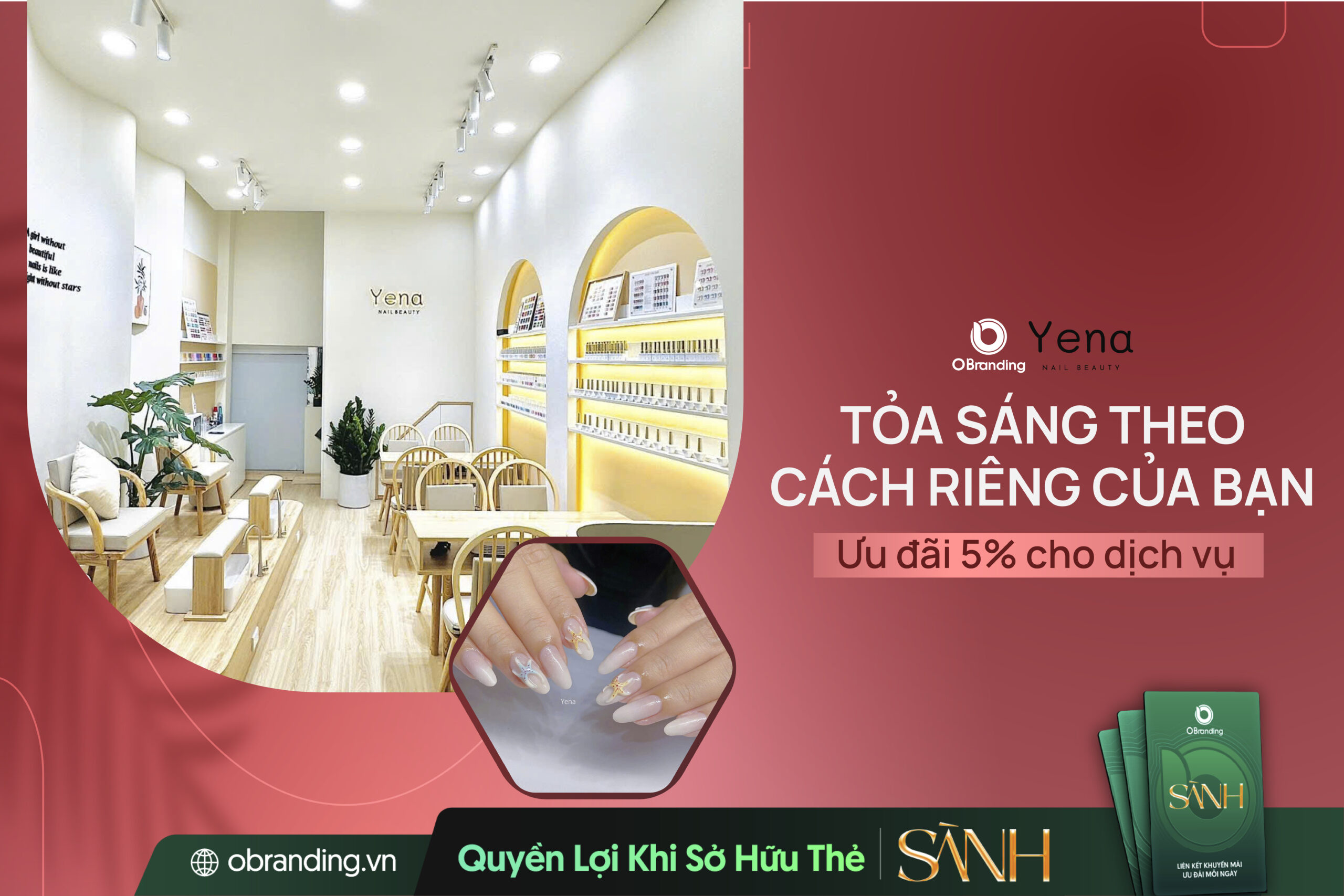 Yena Nail Beauty – Tỏa Sáng Theo Cách Riêng Của Bạn