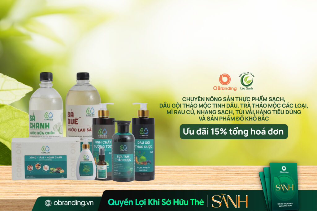 Hợp tác xã TMDV Lộc Xanh – Nông Sản Sạch & Sản Phẩm Xanh Cho Gia Đình Việt