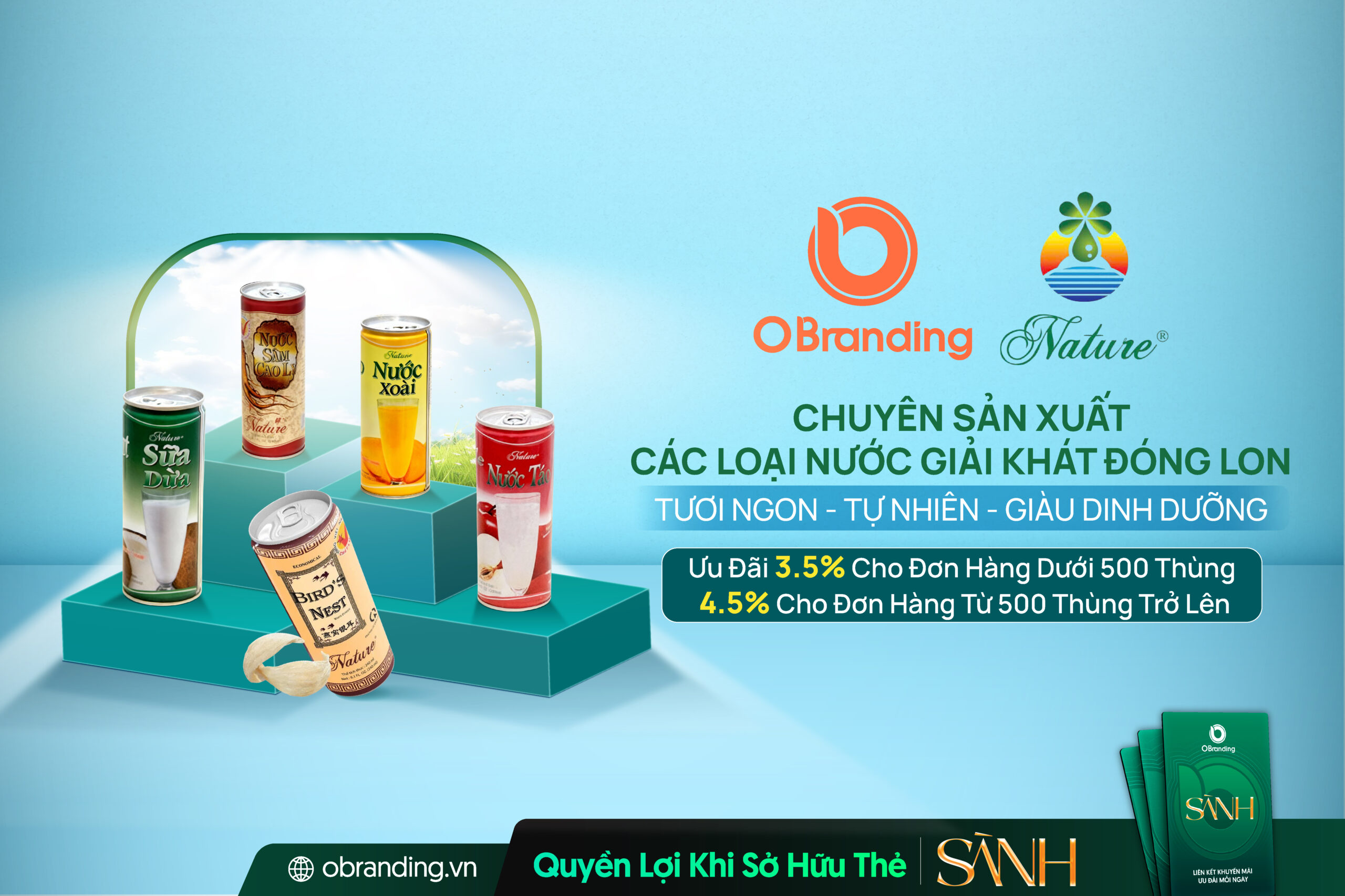 Công Ty NGK Dona New Tower – Sản Xuất Nước Giải Khát Đóng Lon Tươi Ngon, Tự Nhiên, Giàu Dinh Dưỡng