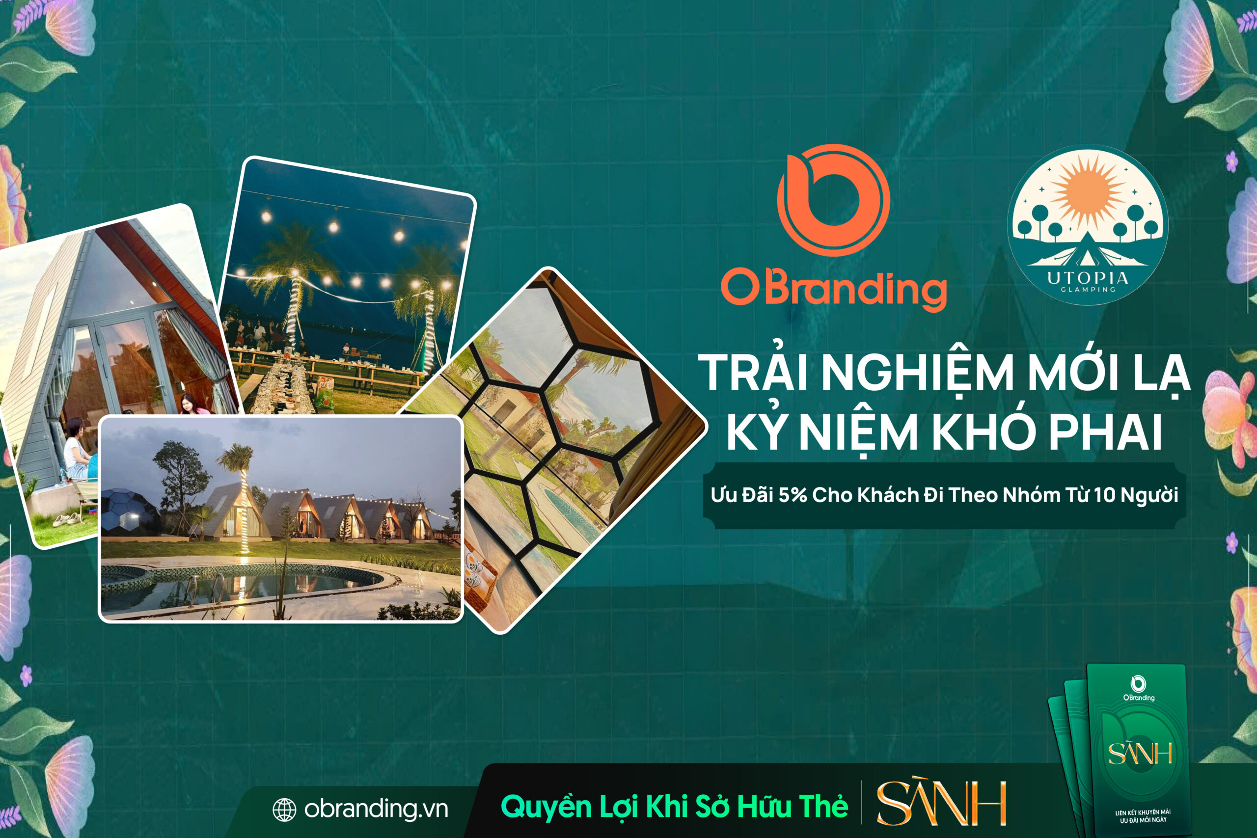 Utopia Glamping – Trải Nghiệm Nghỉ Dưỡng Giữa Thiên Nhiên Đầy Tiện Nghi