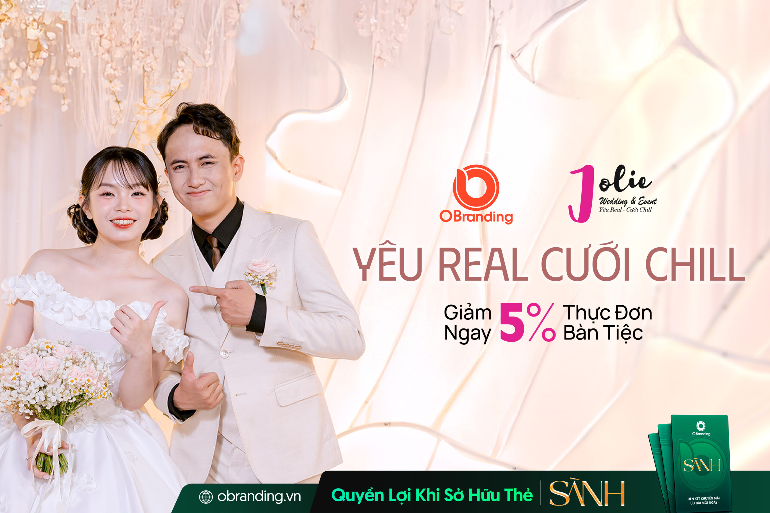 CÔNG TY CỔ PHẦN JK 18 – Nhà Hàng Jolie – Wedding & Events – Yêu Real – Cưới Chill