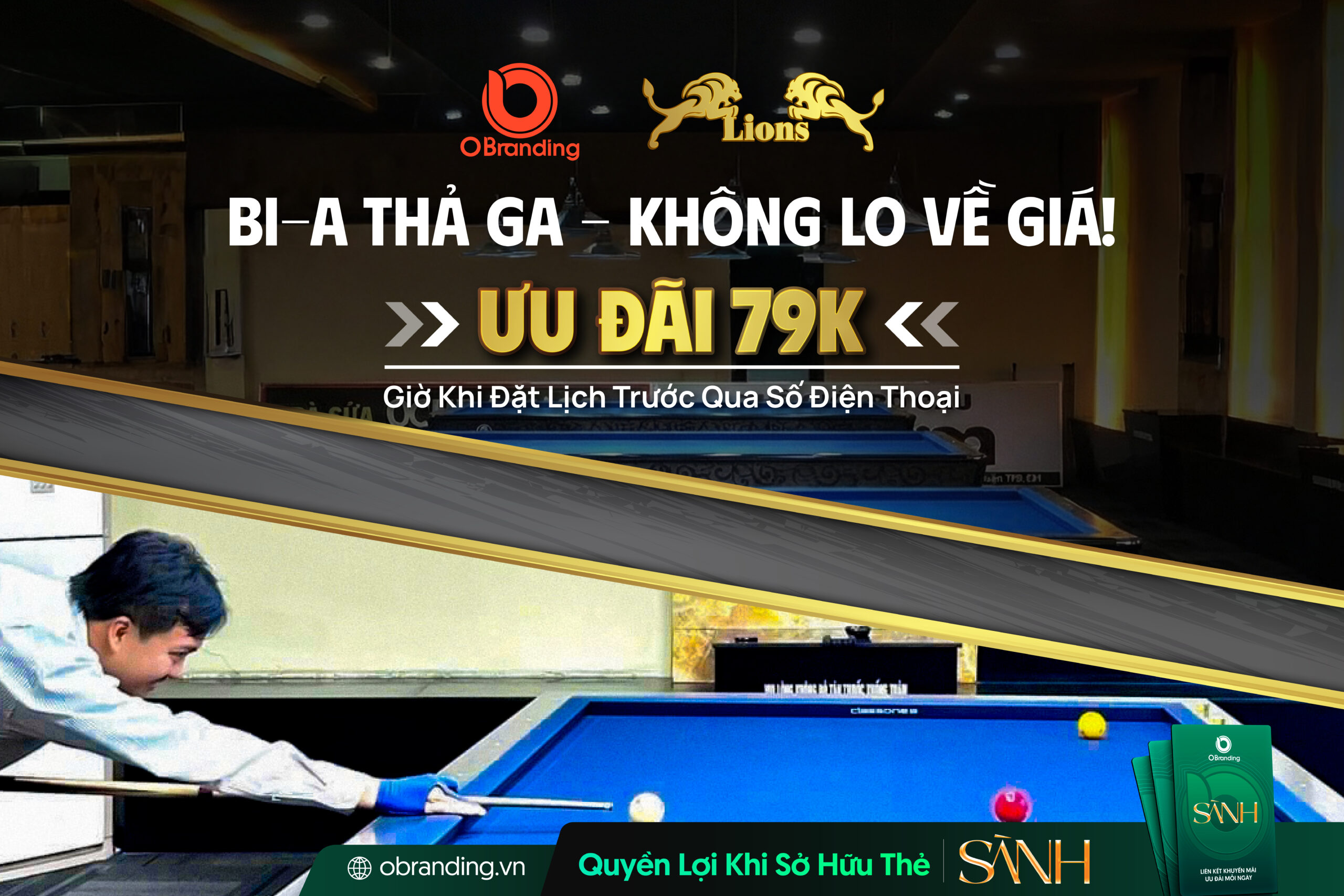 Lions Billiards Club – Sân Chơi Bi-A Lý Tưởng Tại Quảng Ngãi
