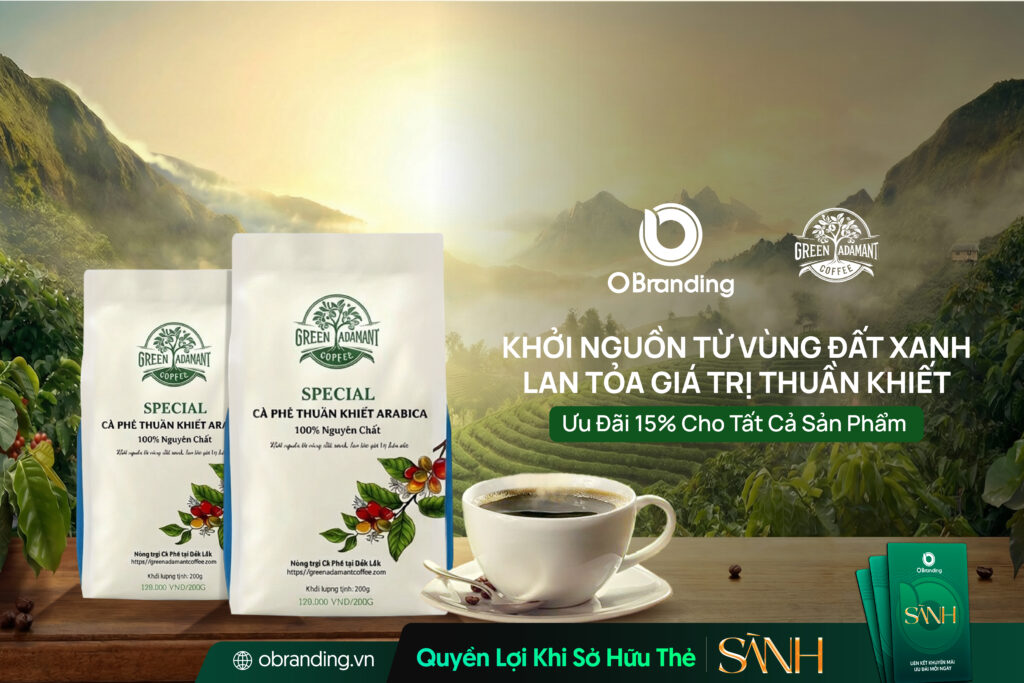GREEN ADAMANT COFFEE – CÀ PHÊ NGUYÊN BẢN TỪ VÙNG NGUYÊN LIỆU XANH