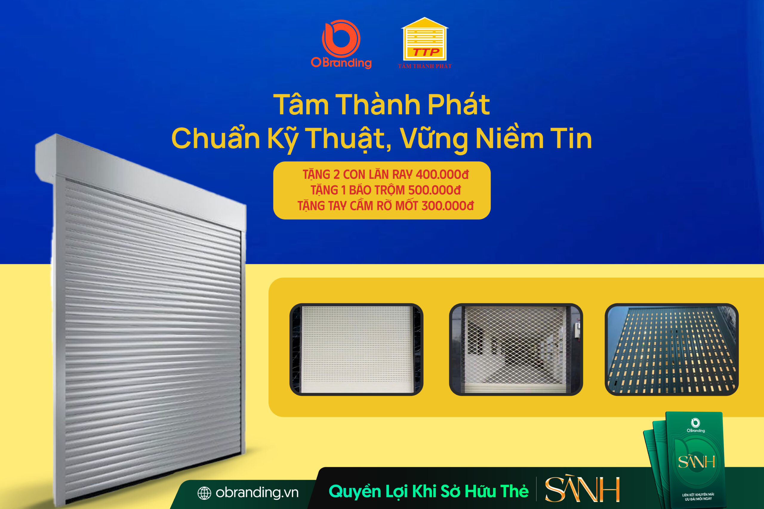 CÔNG TY TNHH SẢN XUẤT CƠ KHÍ VÀ XÂY DỰNG TÂM THÀNH PHÁT – GIẢI PHÁP CỬA CUỐN, CỬA NHÔM CHUYÊN NGHIỆP